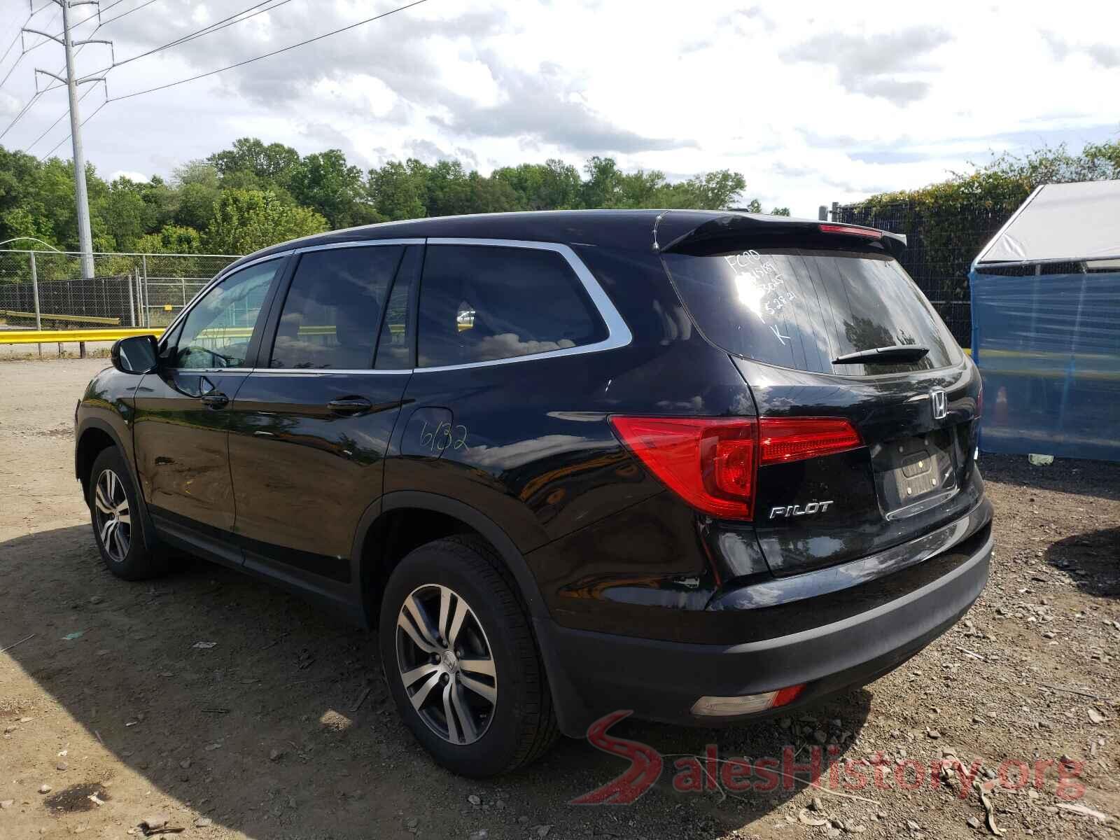 5FNYF6H60HB103025 2017 HONDA PILOT