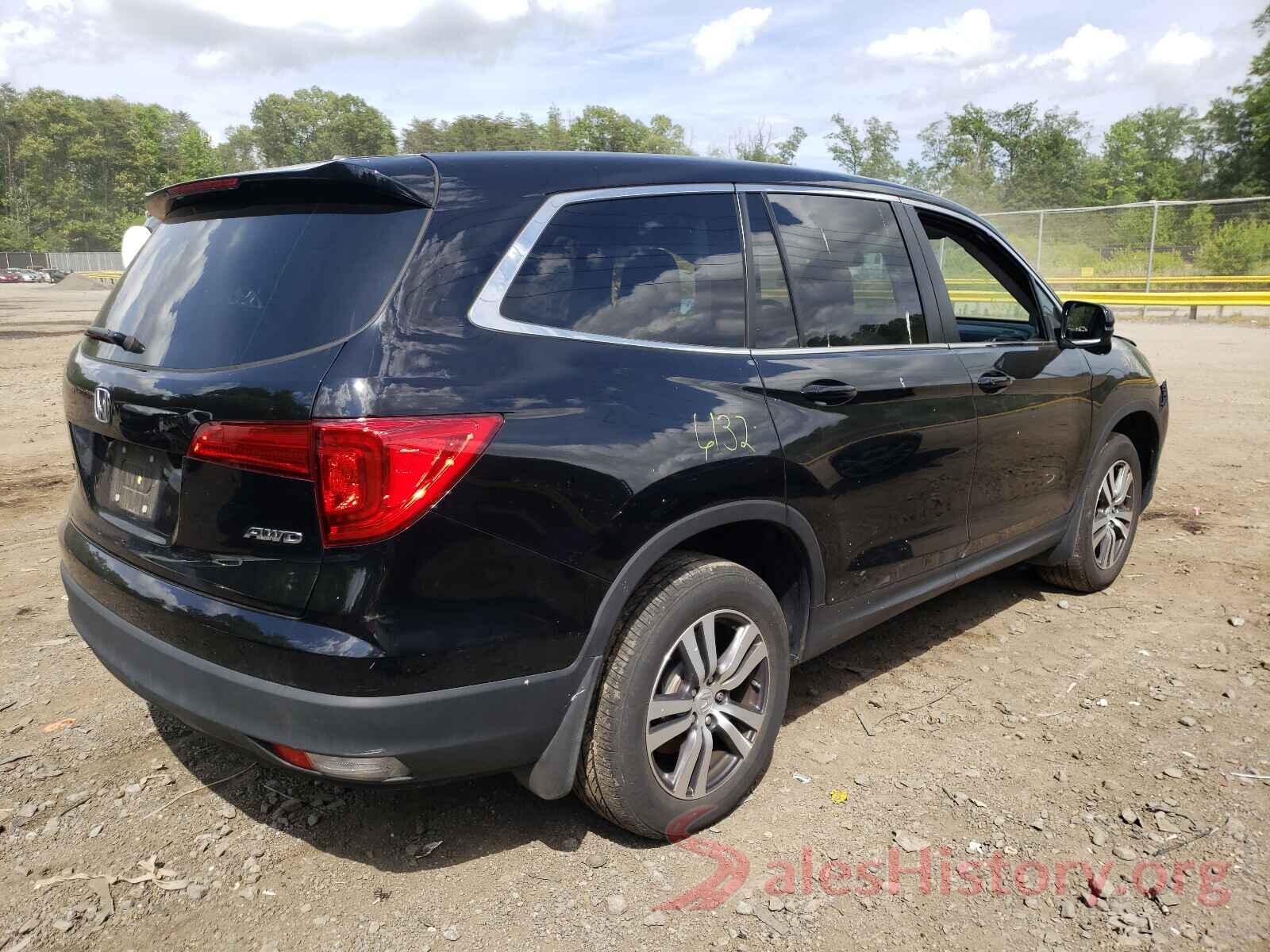 5FNYF6H60HB103025 2017 HONDA PILOT