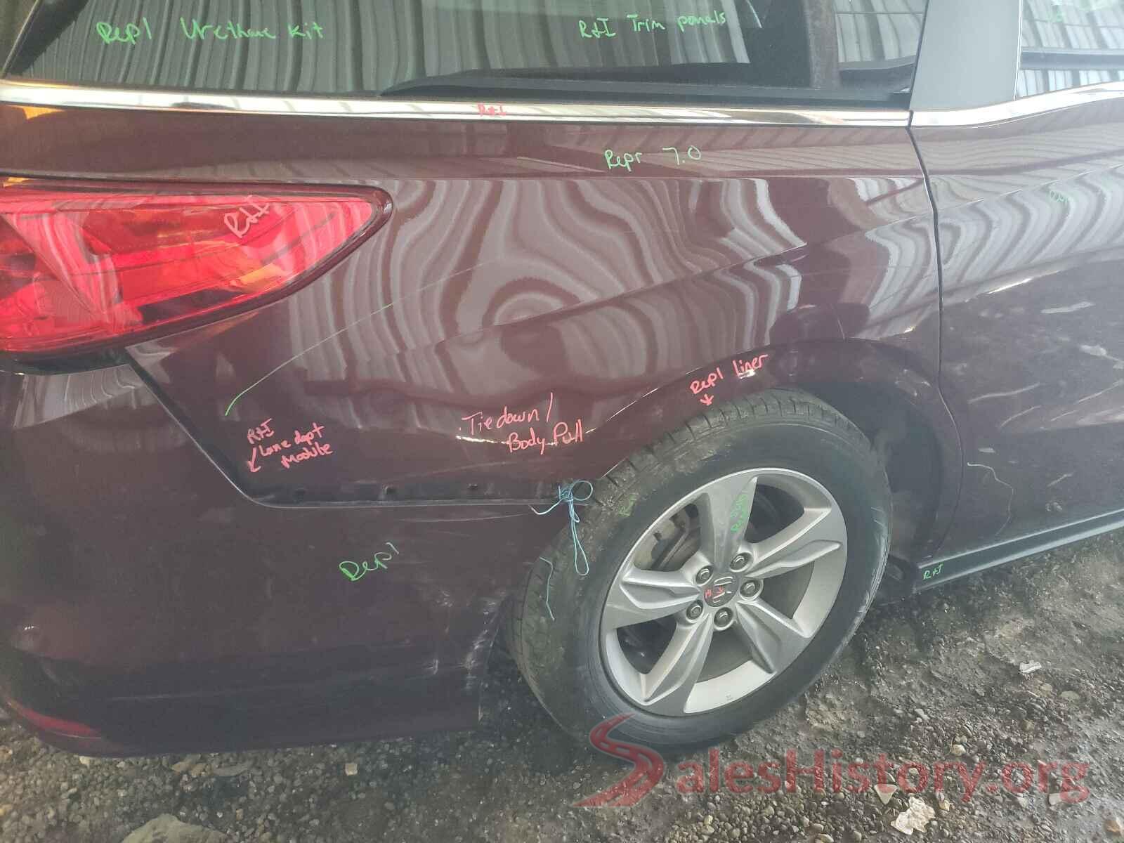 5FNRL6H77KB098130 2019 HONDA ODYSSEY