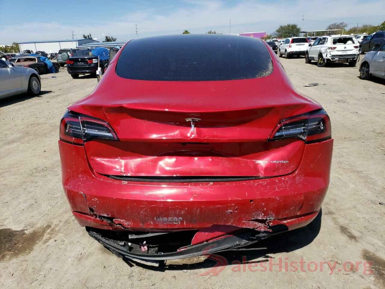 5YJ3E1EBXNF237165 2022 TESLA MODEL 3