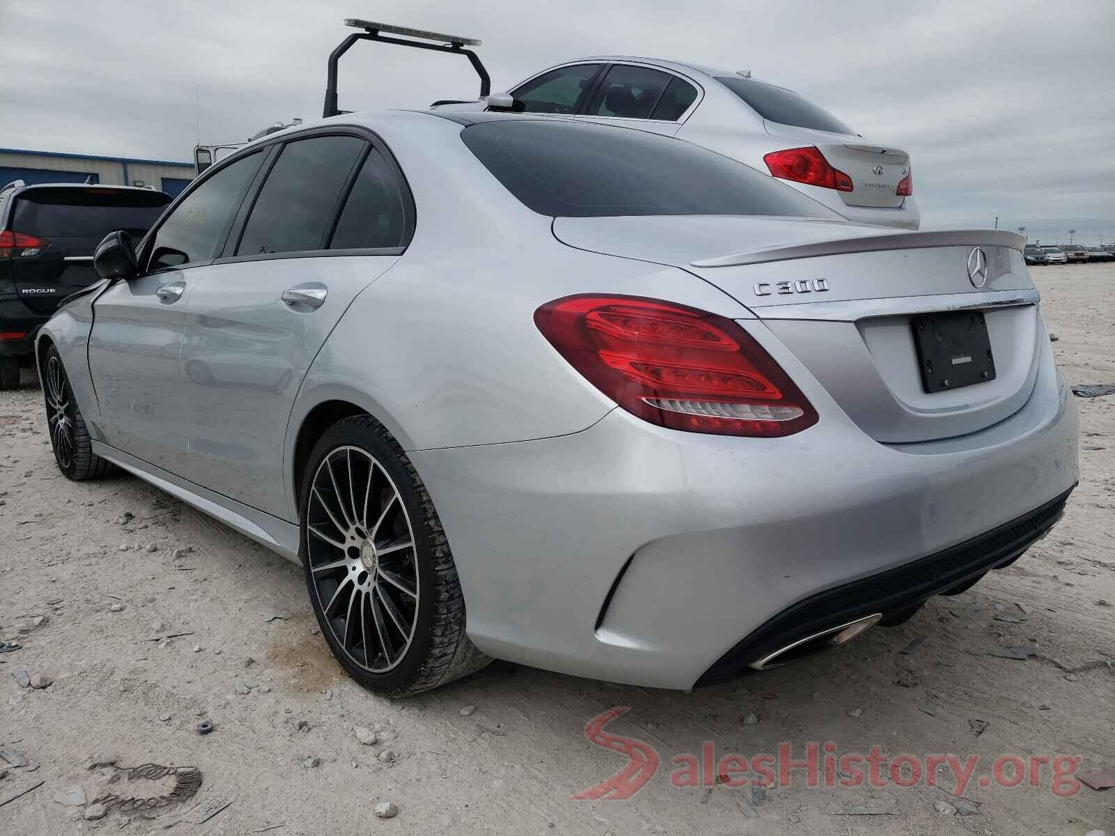 55SWF4JB1GU173942 2016 MERCEDES-BENZ C CLASS