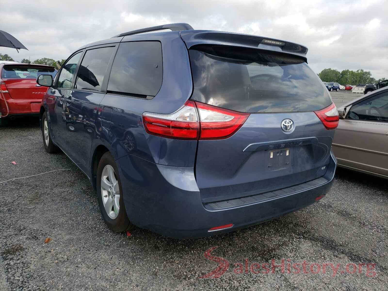 5TDKZ3DC9HS866700 2017 TOYOTA SIENNA