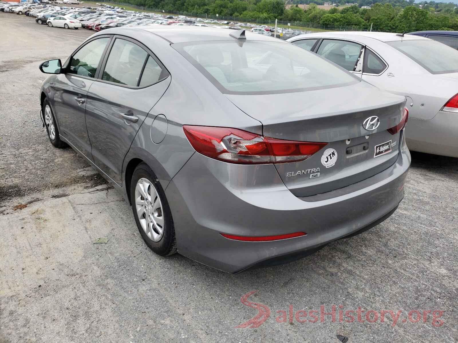 KMHD74LF7HU113478 2017 HYUNDAI ELANTRA