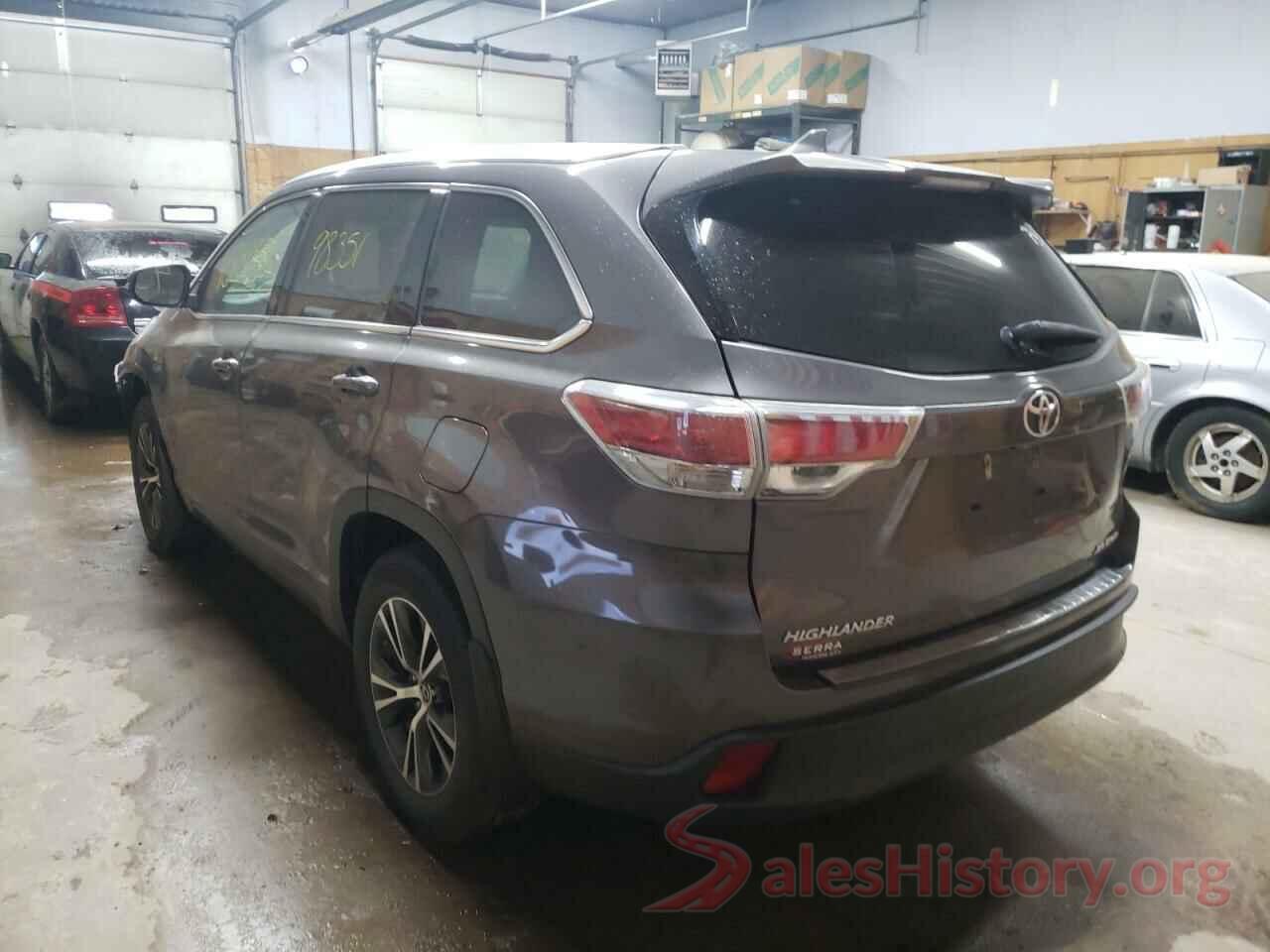 5TDJKRFH7GS248480 2016 TOYOTA HIGHLANDER