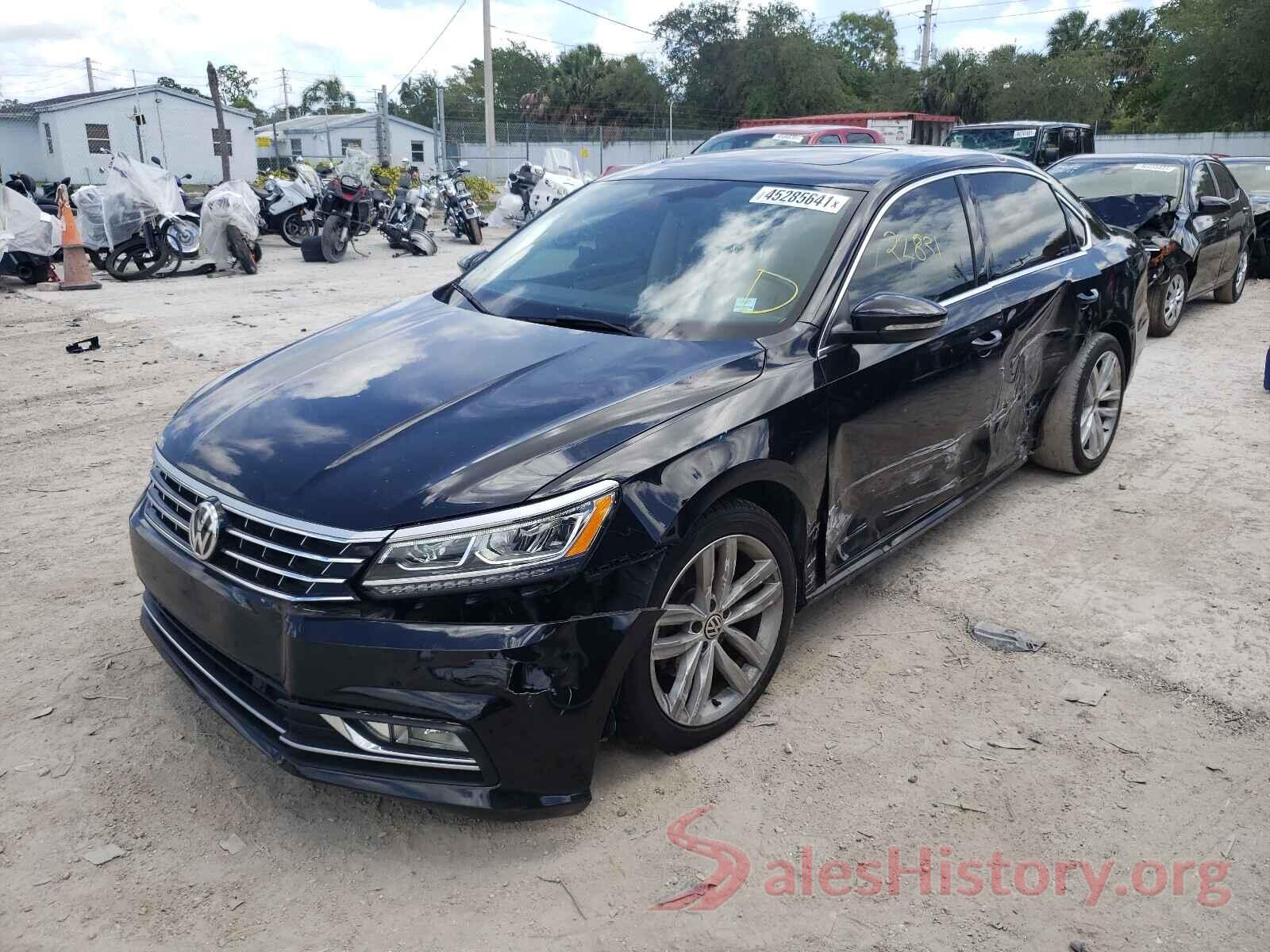 1VWBA7A39JC005184 2018 VOLKSWAGEN PASSAT