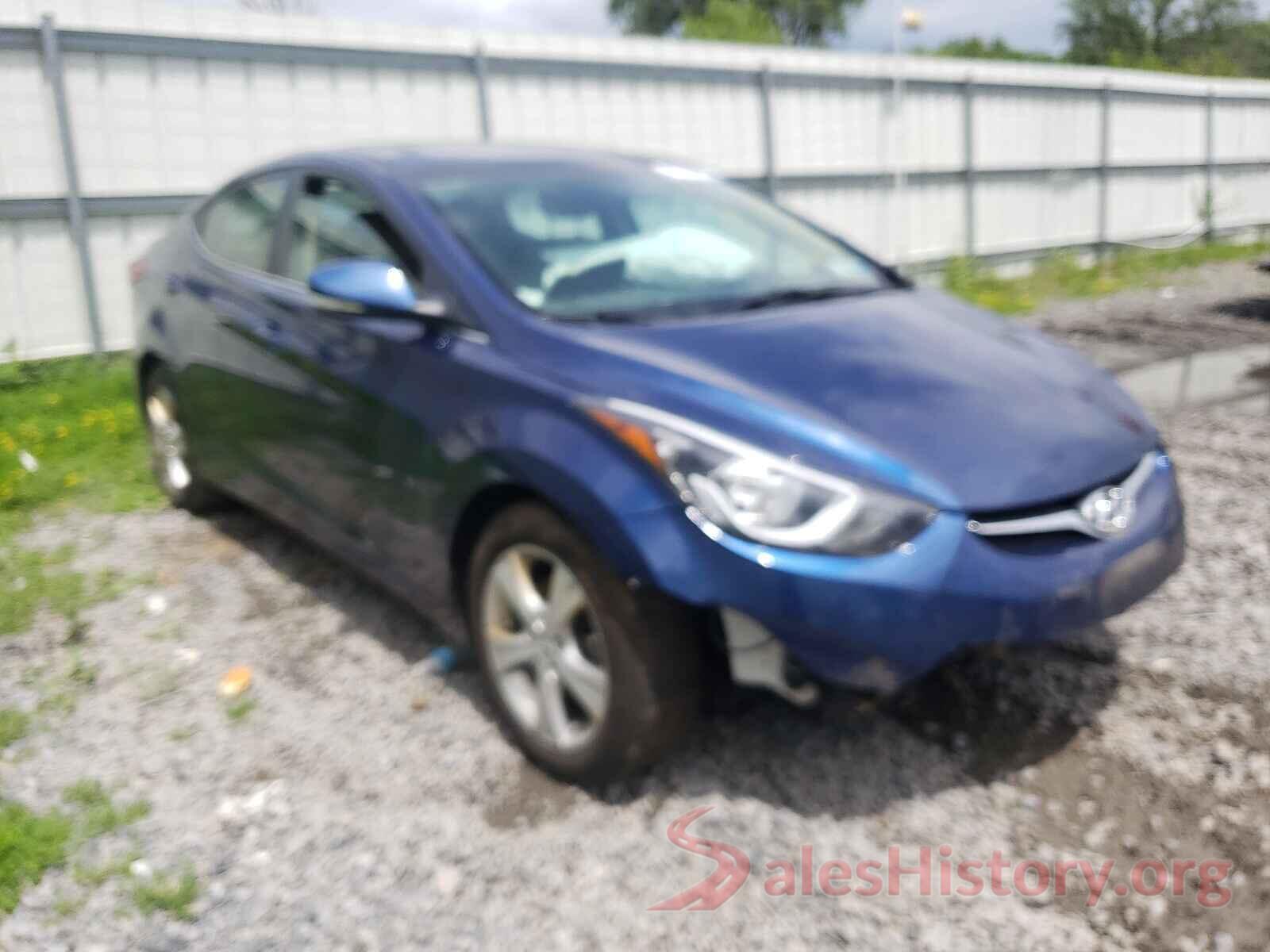 5NPDH4AE4GH785261 2016 HYUNDAI ELANTRA