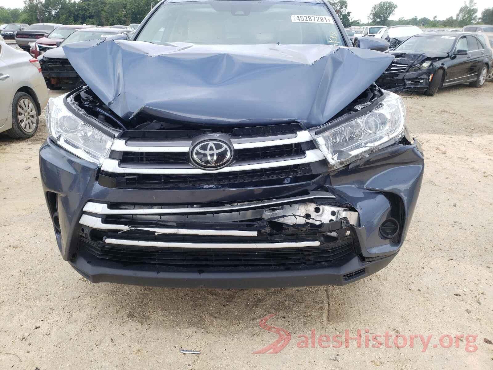 5TDZARFHXJS035584 2018 TOYOTA HIGHLANDER