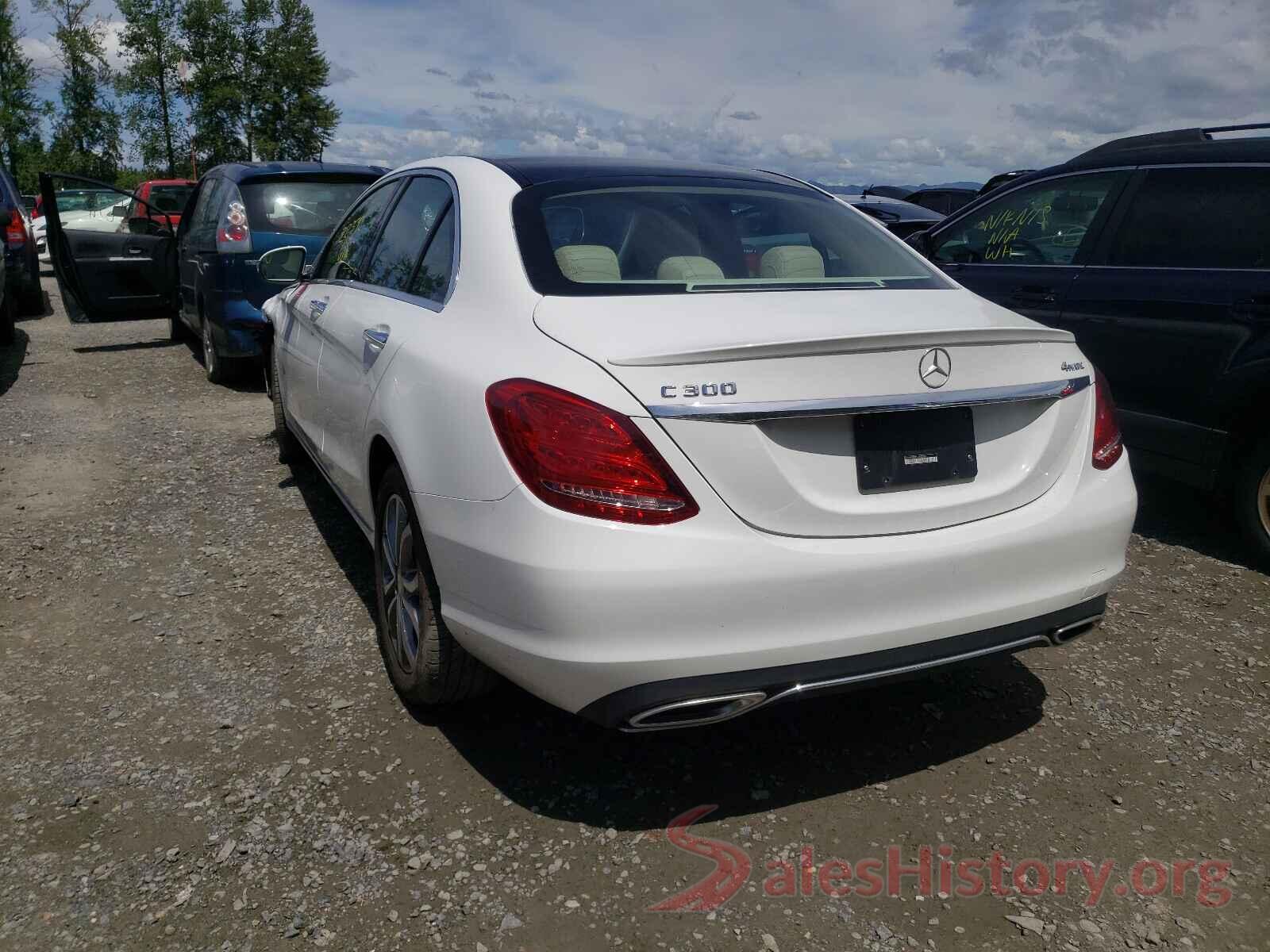 55SWF4KB7GU103568 2016 MERCEDES-BENZ C CLASS