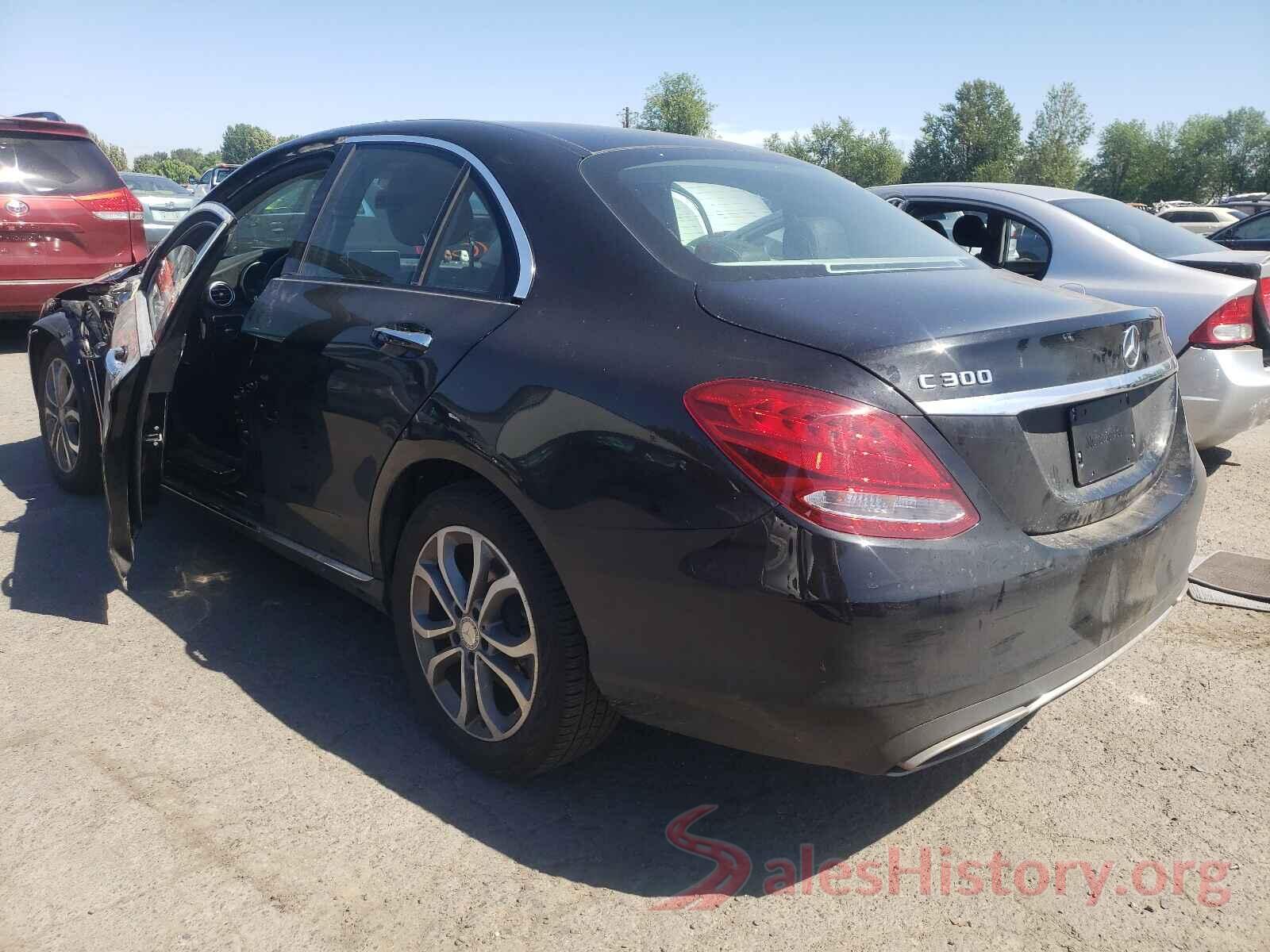 55SWF4KB0HU180185 2017 MERCEDES-BENZ C CLASS