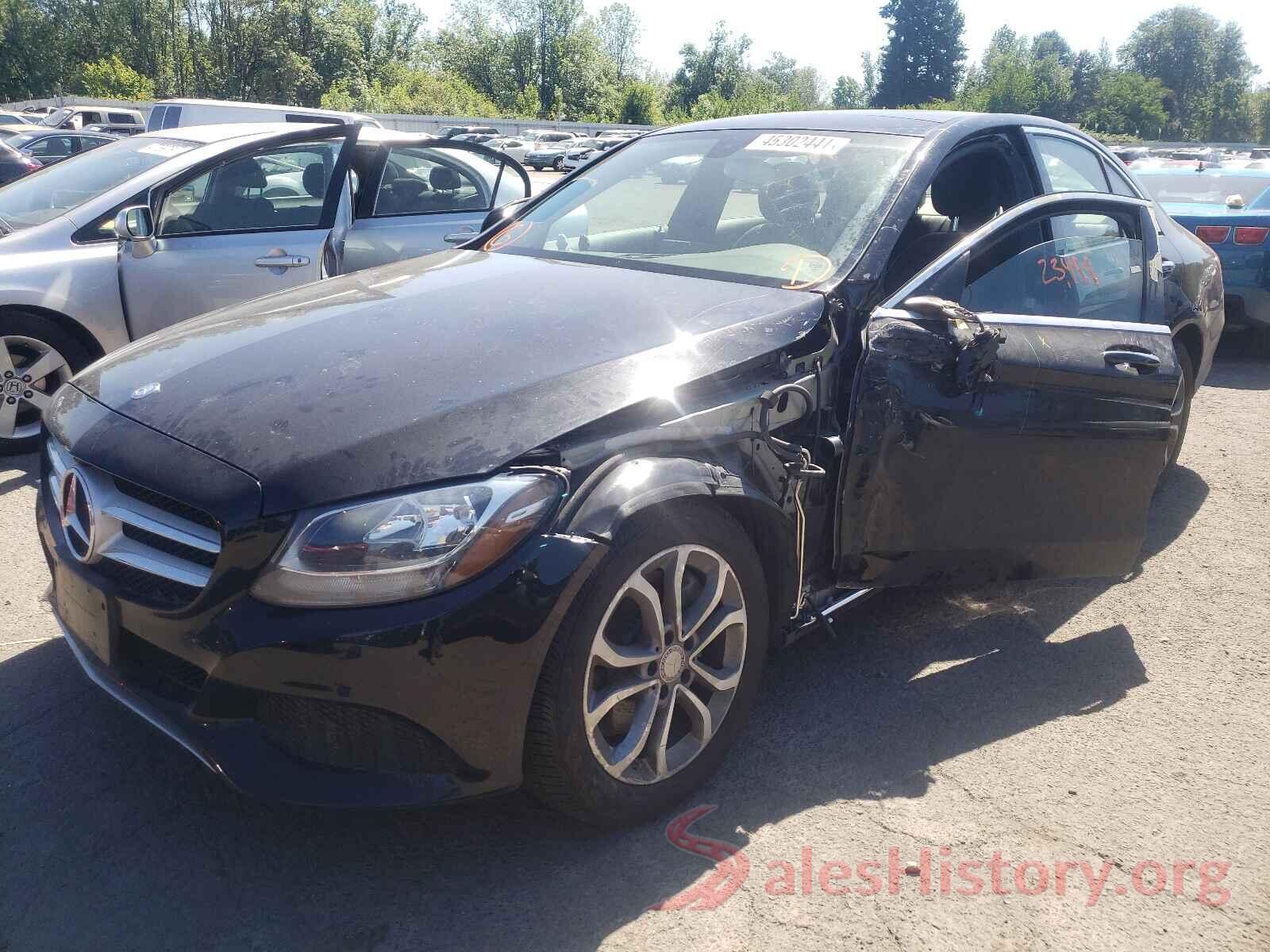 55SWF4KB0HU180185 2017 MERCEDES-BENZ C CLASS