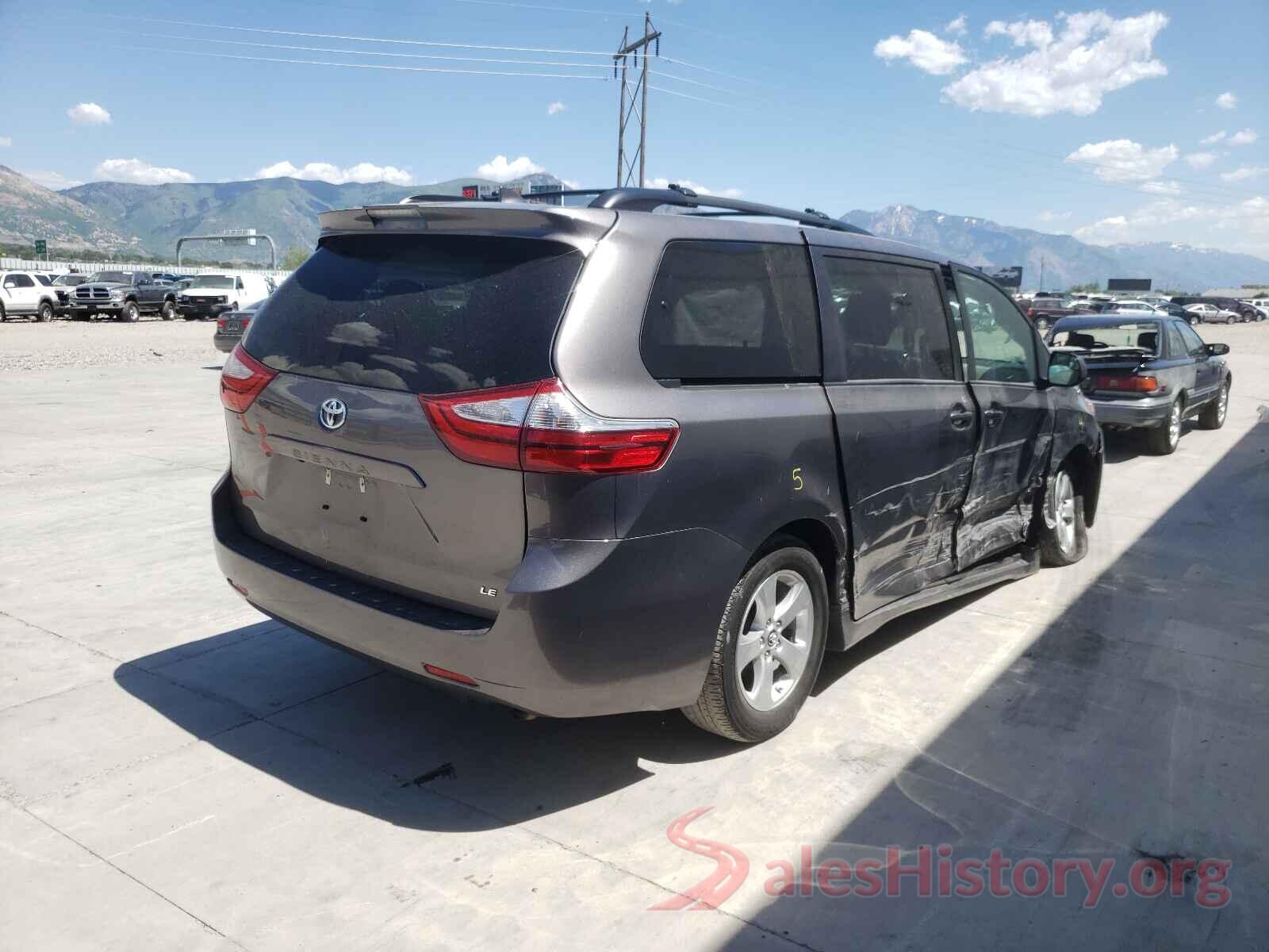 5TDKZ3DC7KS013879 2019 TOYOTA SIENNA