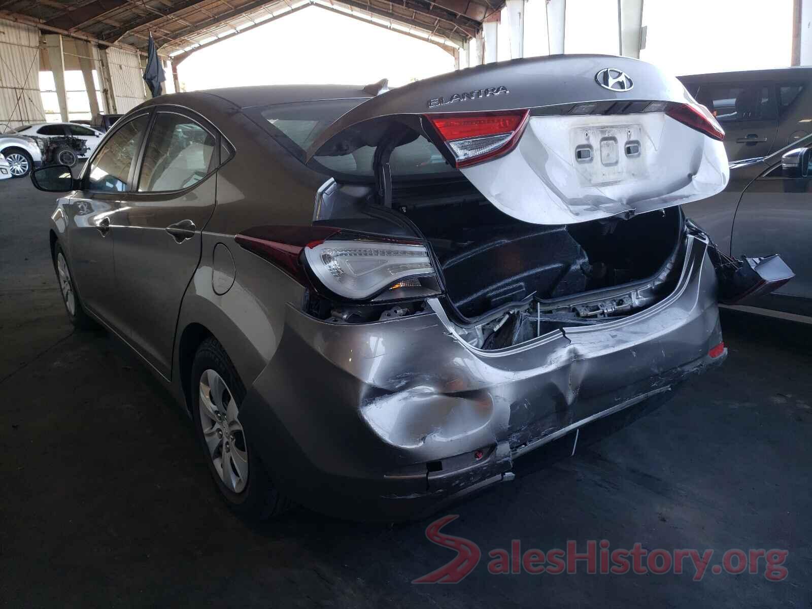 5NPDH4AE3GH698340 2016 HYUNDAI ELANTRA