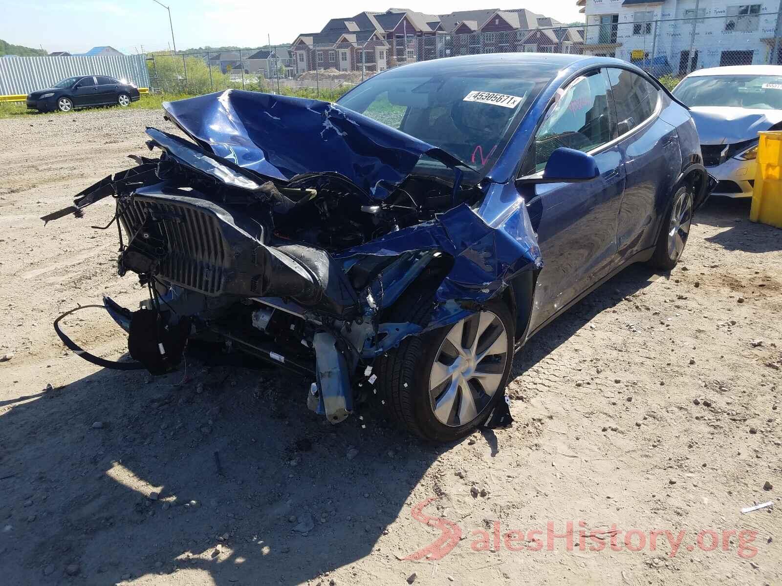 5YJYGDEE5MF075763 2021 TESLA MODEL Y