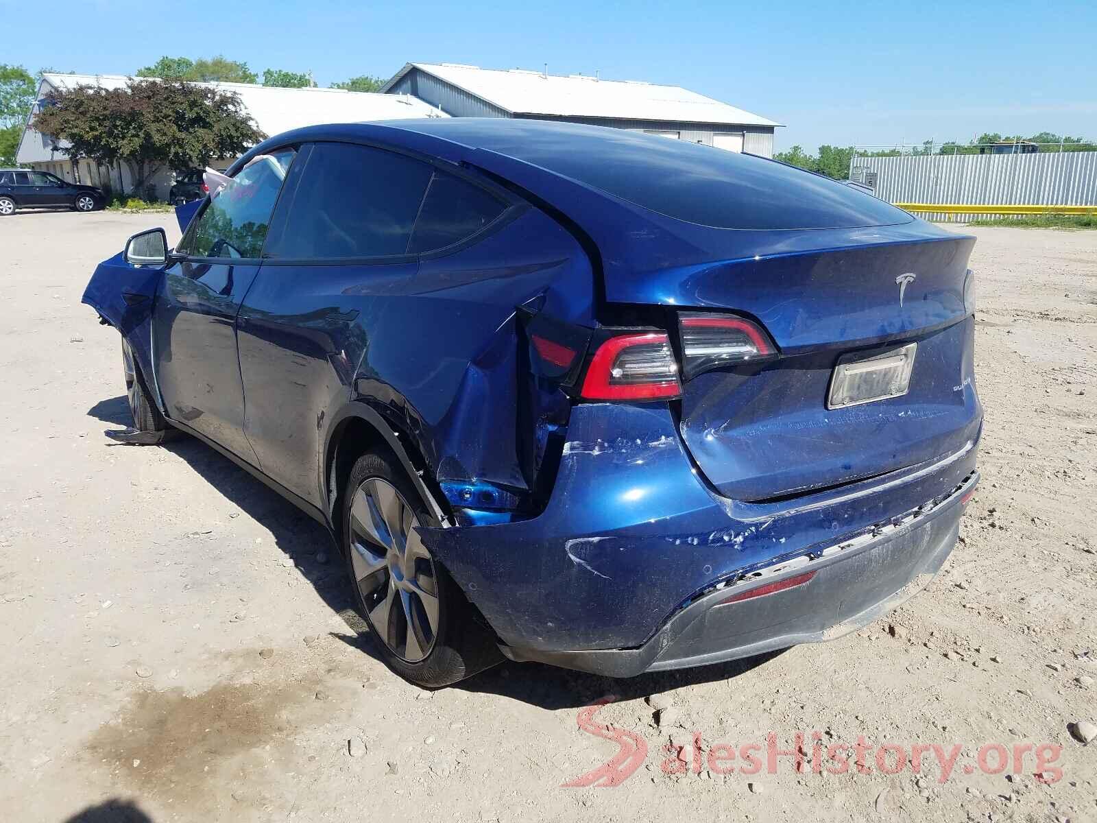 5YJYGDEE5MF075763 2021 TESLA MODEL Y