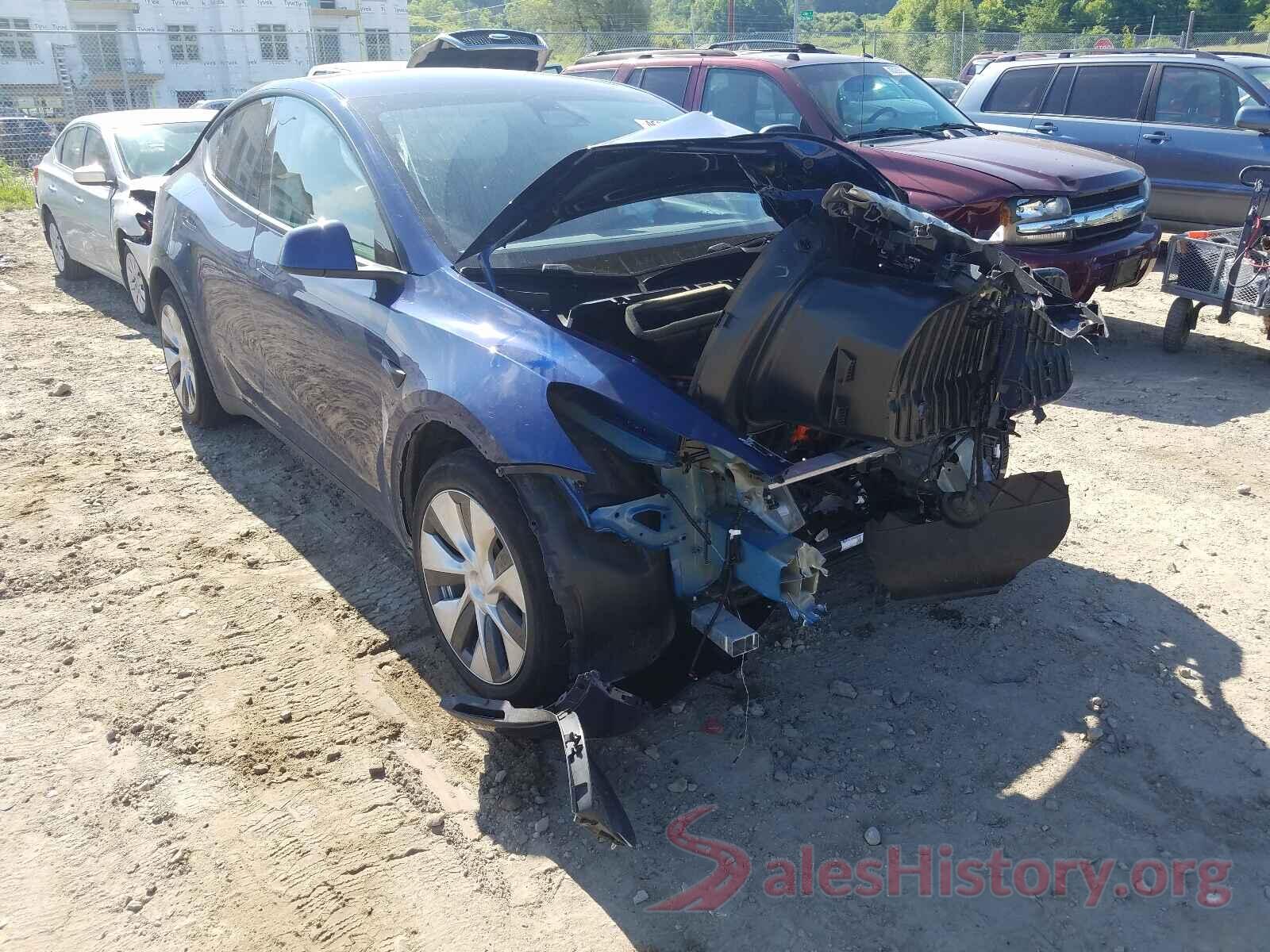 5YJYGDEE5MF075763 2021 TESLA MODEL Y