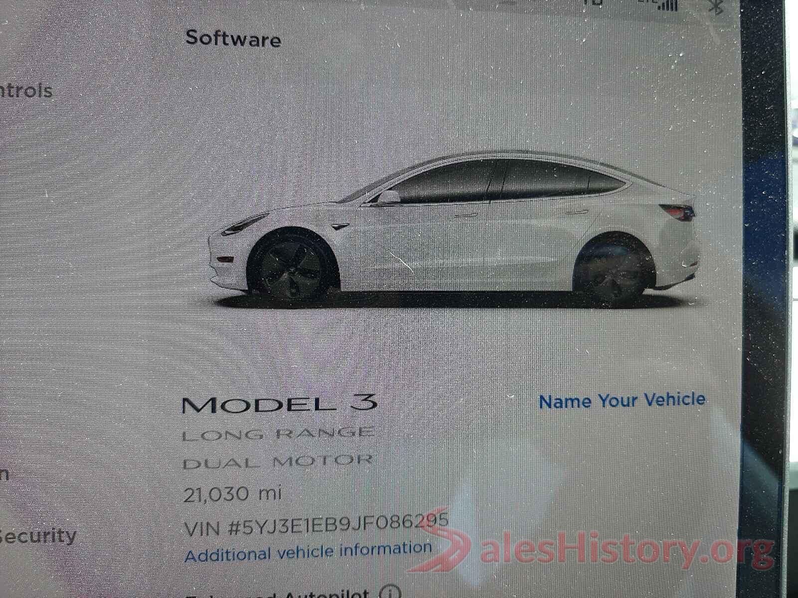 5YJ3E1EB9JF086295 2018 TESLA MODEL 3