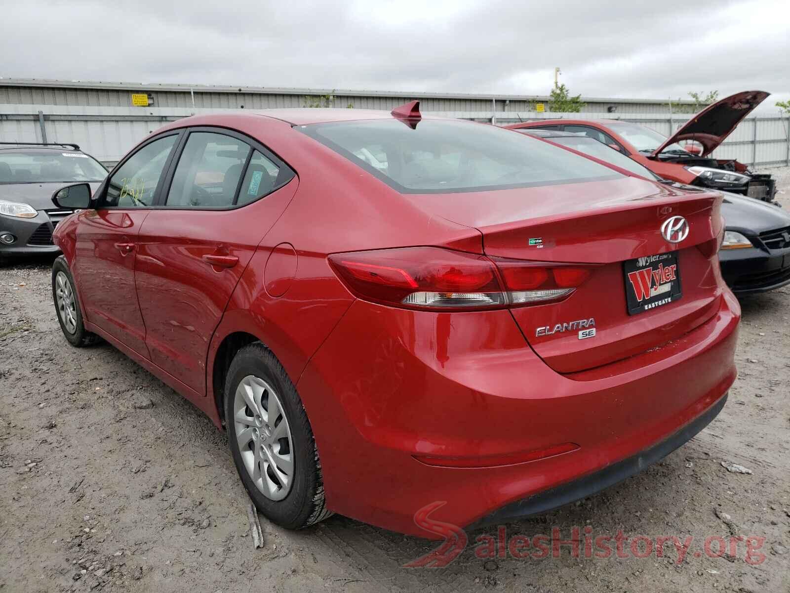 5NPD74LF8HH147363 2017 HYUNDAI ELANTRA