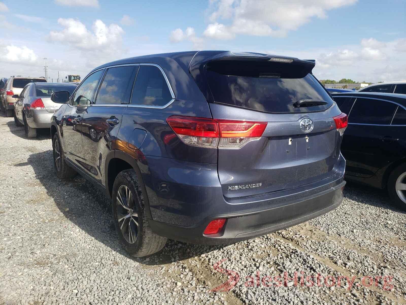 5TDZZRFH3JS272037 2018 TOYOTA HIGHLANDER