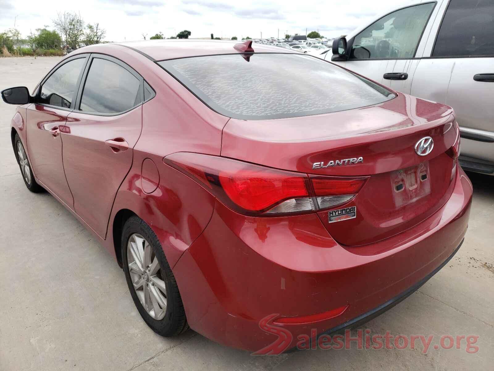 5NPDH4AE4GH789374 2016 HYUNDAI ELANTRA