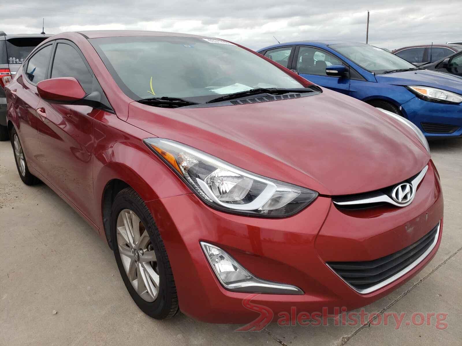 5NPDH4AE4GH789374 2016 HYUNDAI ELANTRA