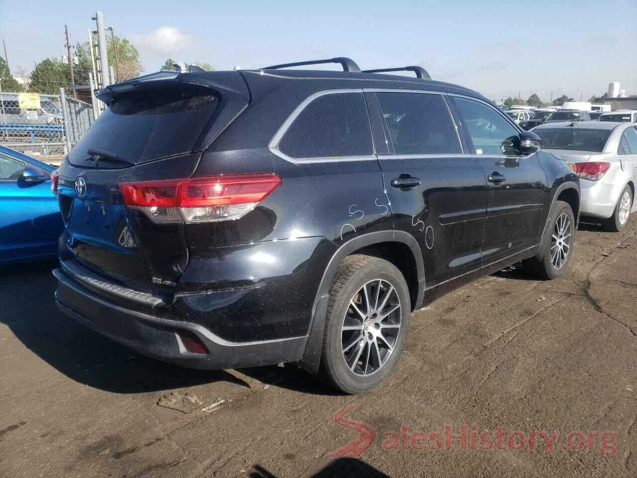 5TDJZRFH9JS552722 2018 TOYOTA HIGHLANDER