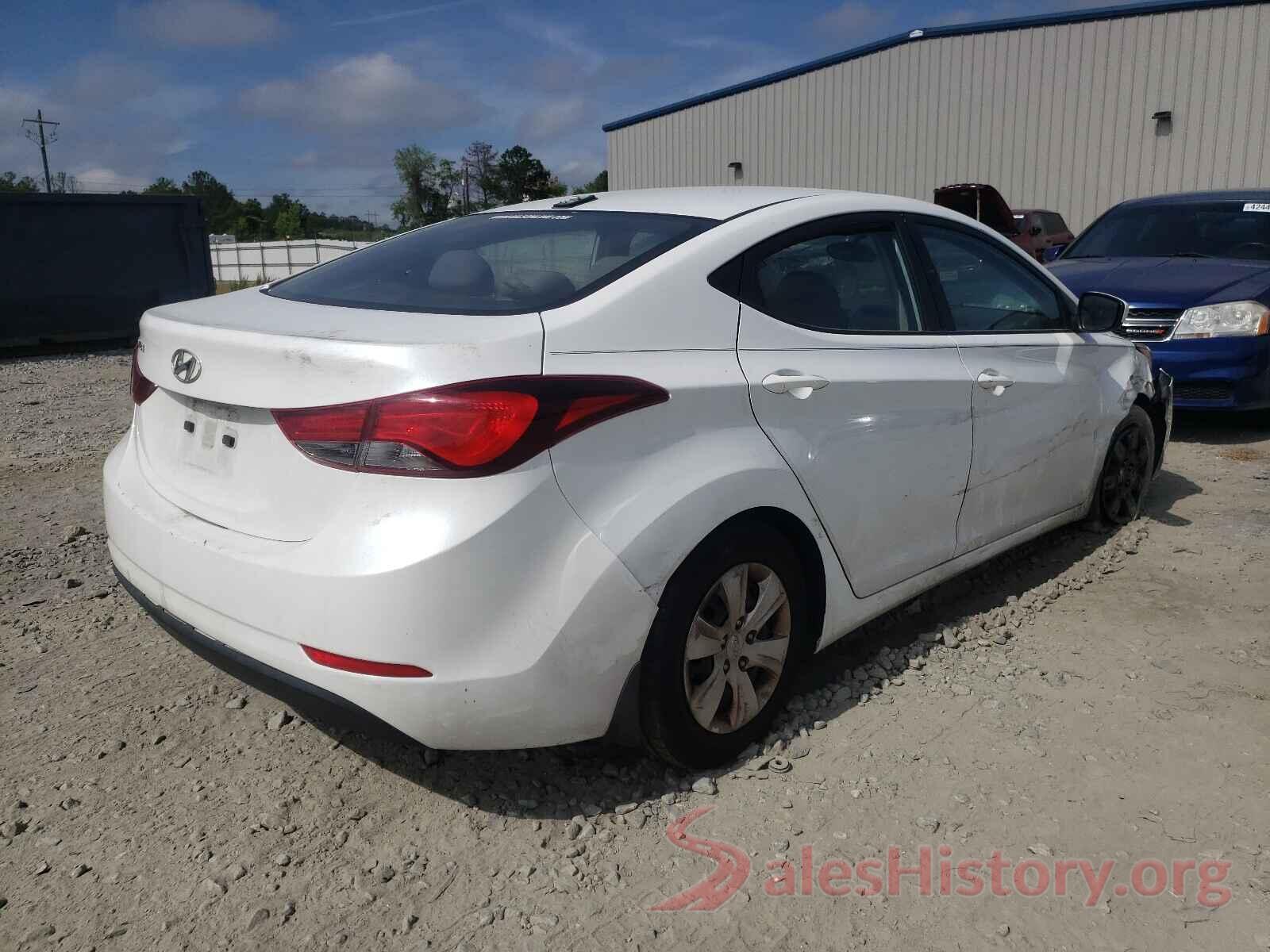 5NPDH4AE4GH769321 2016 HYUNDAI ELANTRA