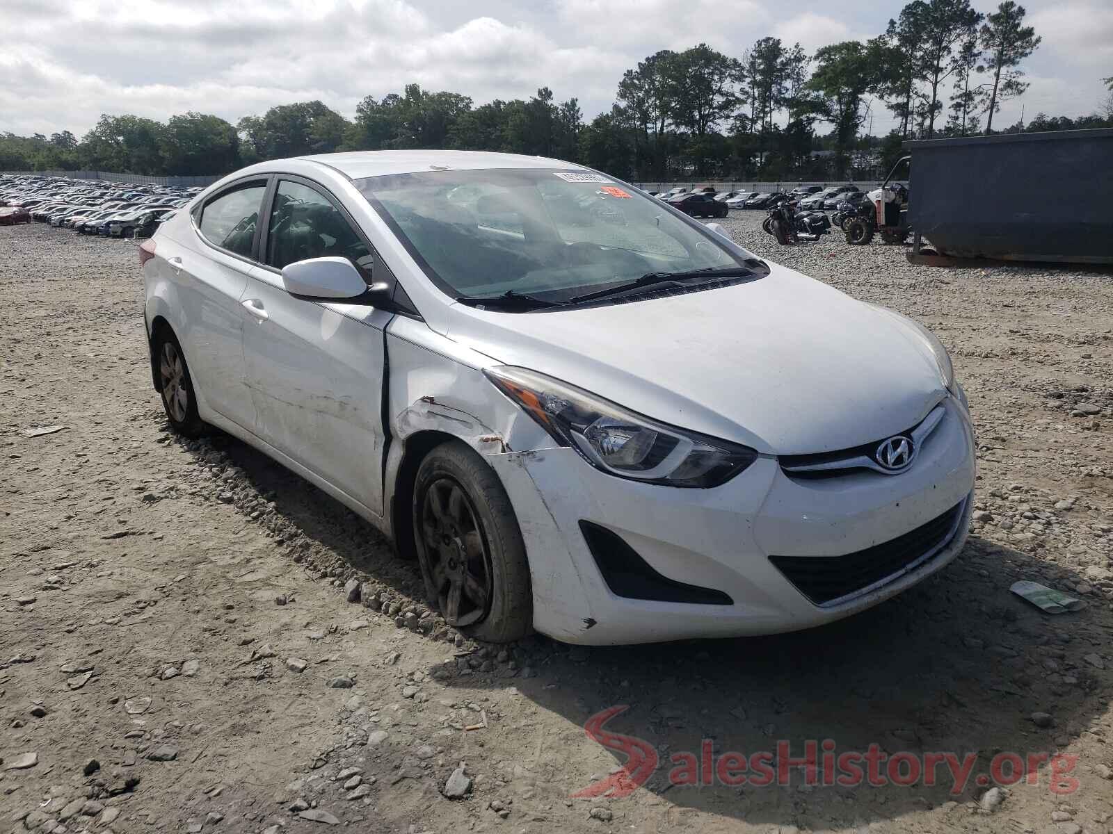 5NPDH4AE4GH769321 2016 HYUNDAI ELANTRA