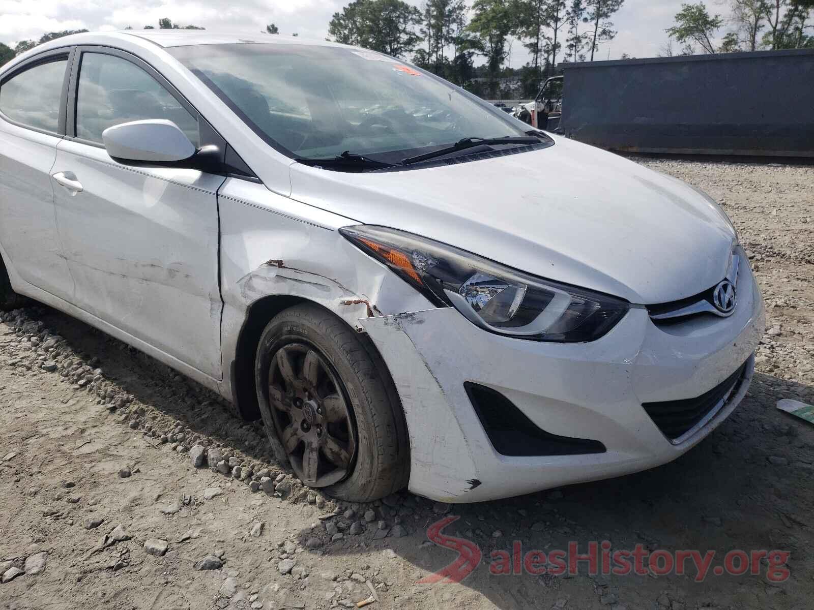 5NPDH4AE4GH769321 2016 HYUNDAI ELANTRA