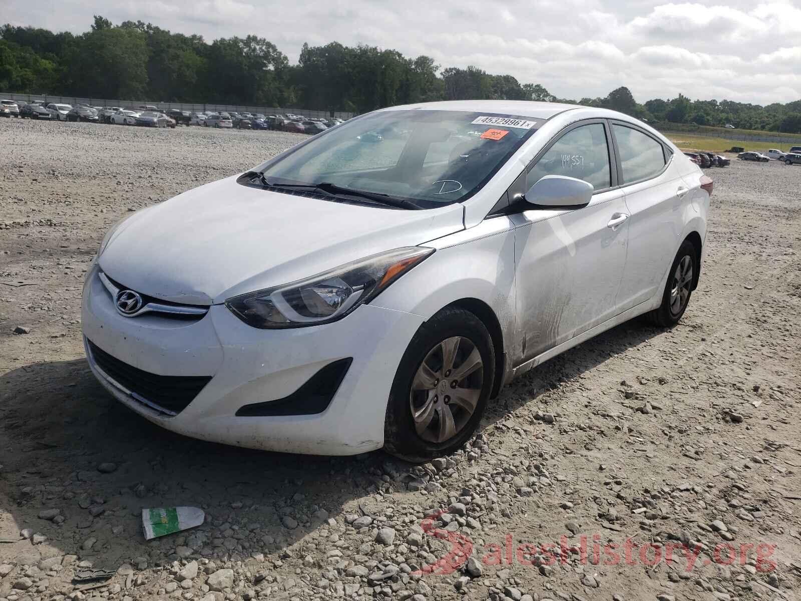 5NPDH4AE4GH769321 2016 HYUNDAI ELANTRA