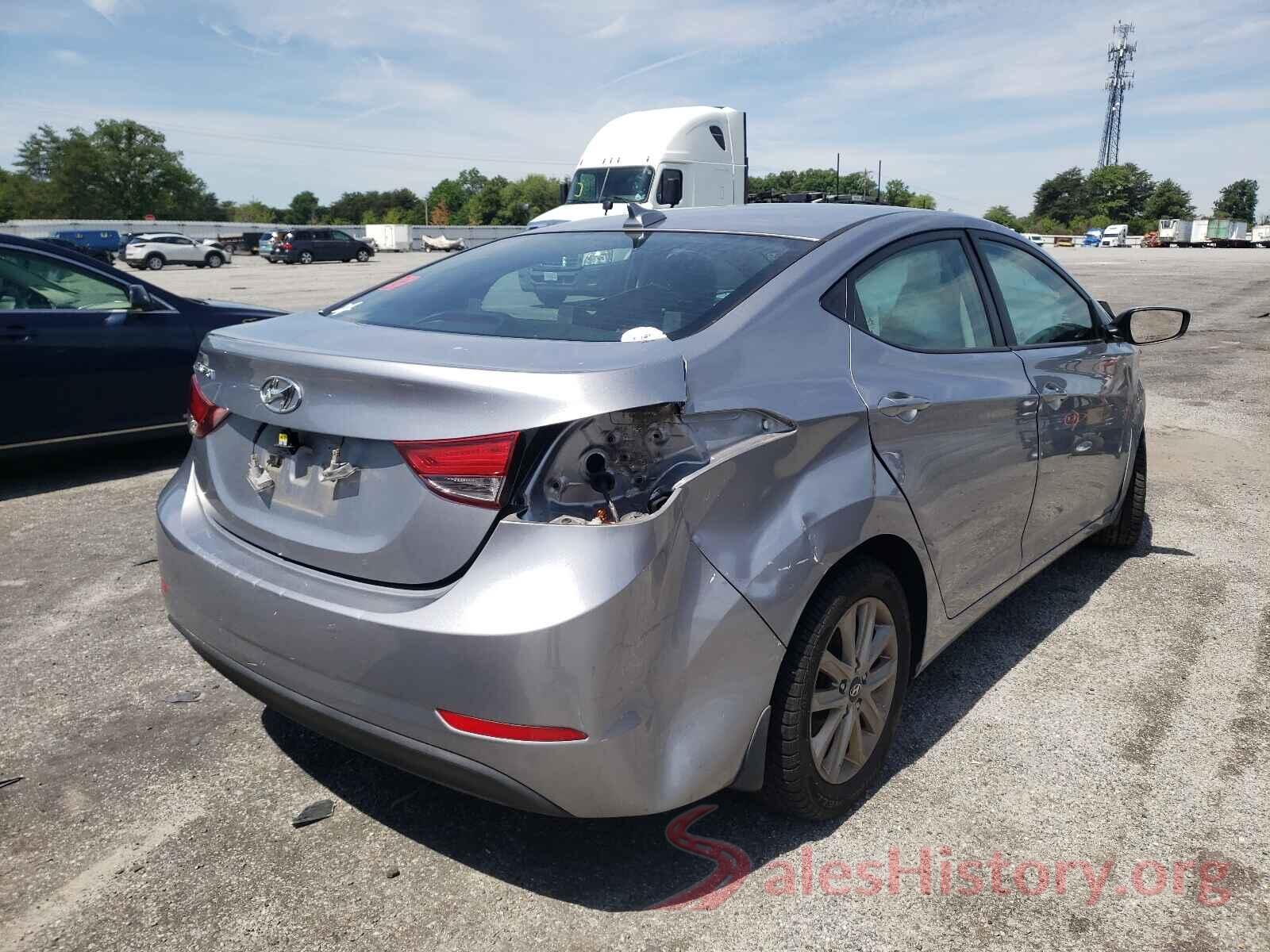 5NPDH4AE8GH689892 2016 HYUNDAI ELANTRA