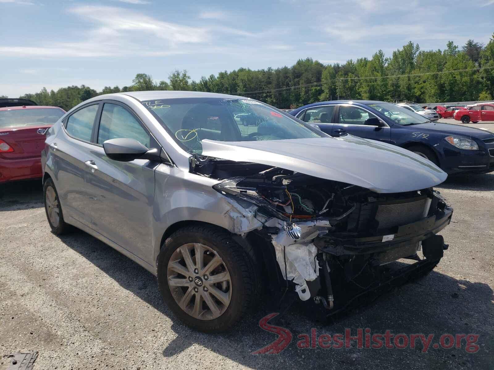 5NPDH4AE8GH689892 2016 HYUNDAI ELANTRA