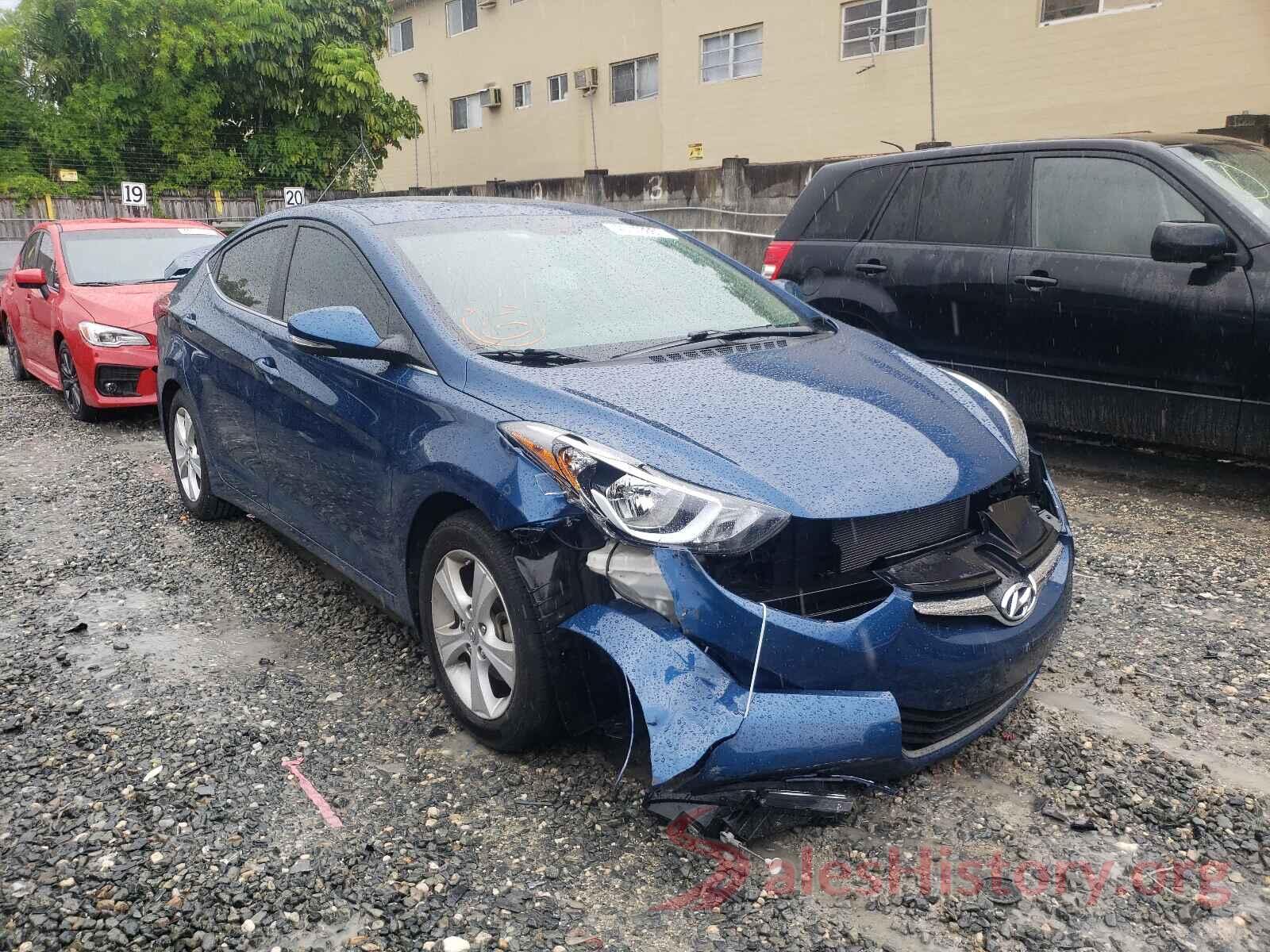 KMHDH4AE0GU629445 2016 HYUNDAI ELANTRA