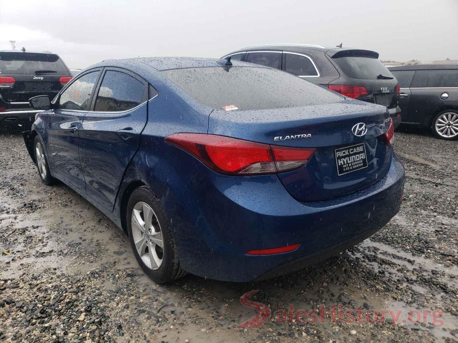 KMHDH4AE0GU629445 2016 HYUNDAI ELANTRA