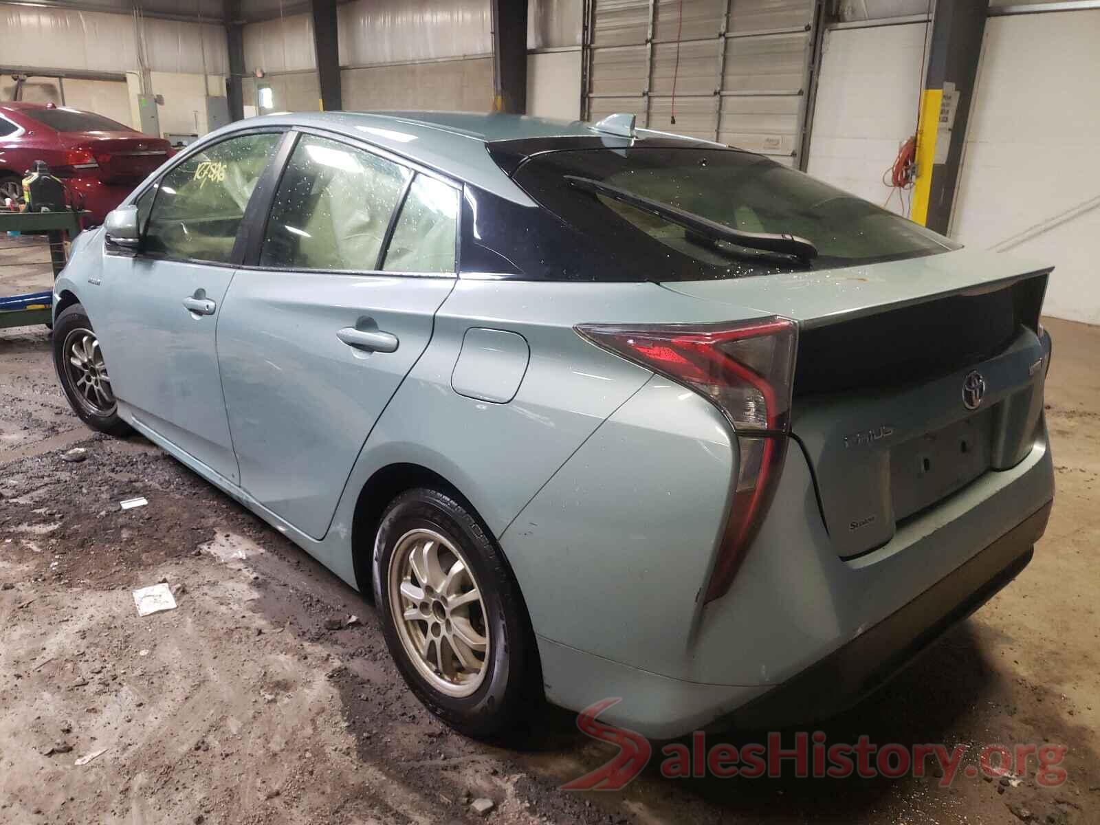 JTDKBRFU5G3516025 2016 TOYOTA PRIUS