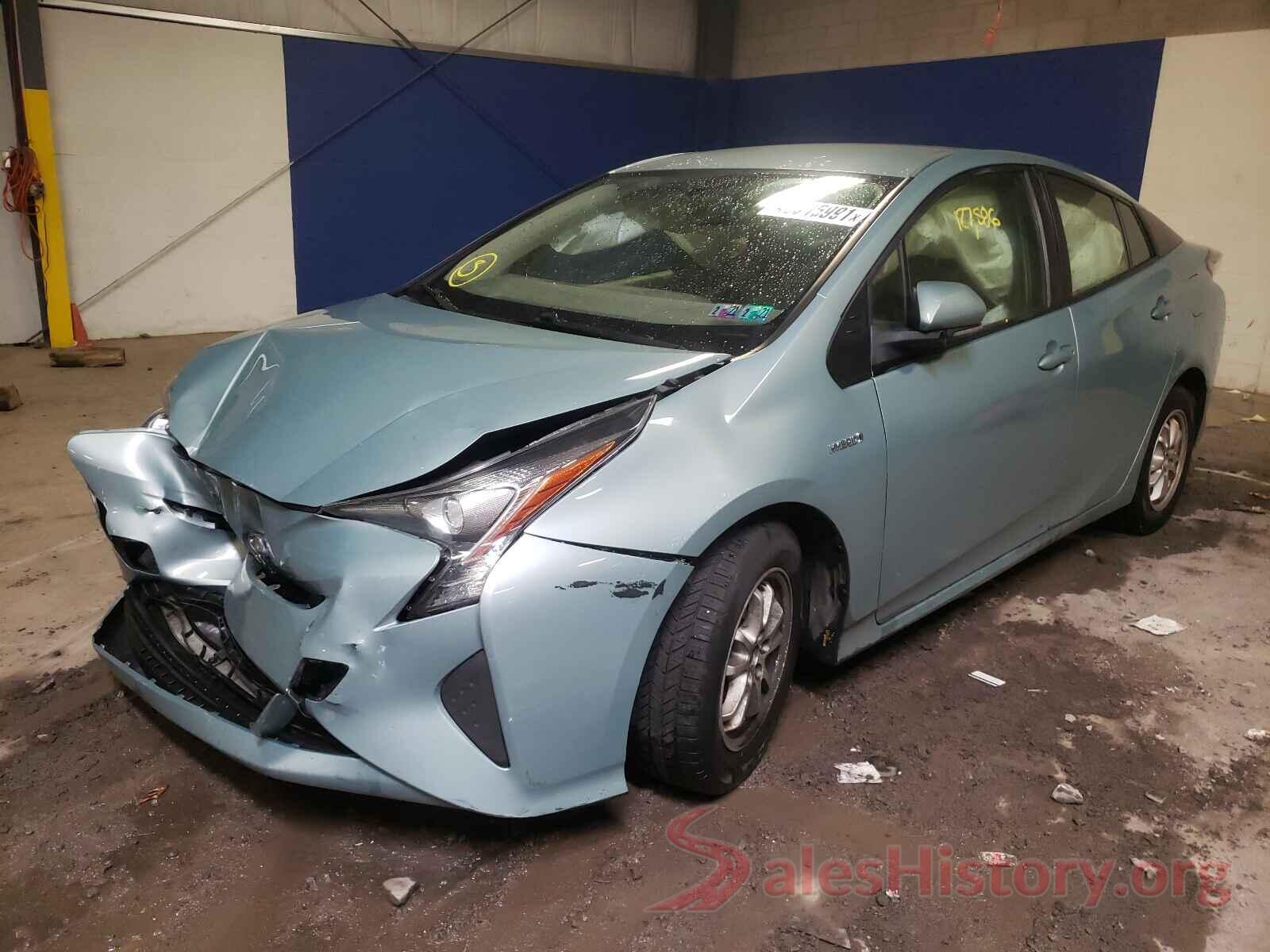 JTDKBRFU5G3516025 2016 TOYOTA PRIUS