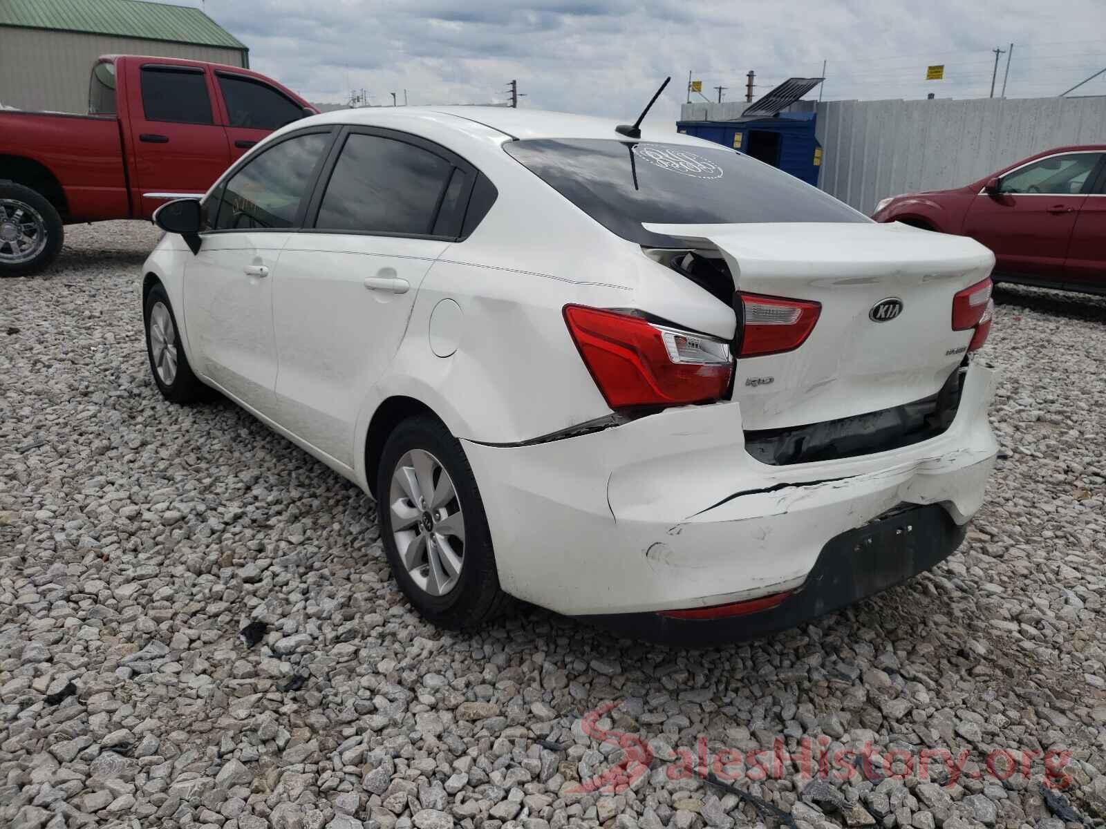 KNADN4A34G6663272 2016 KIA RIO