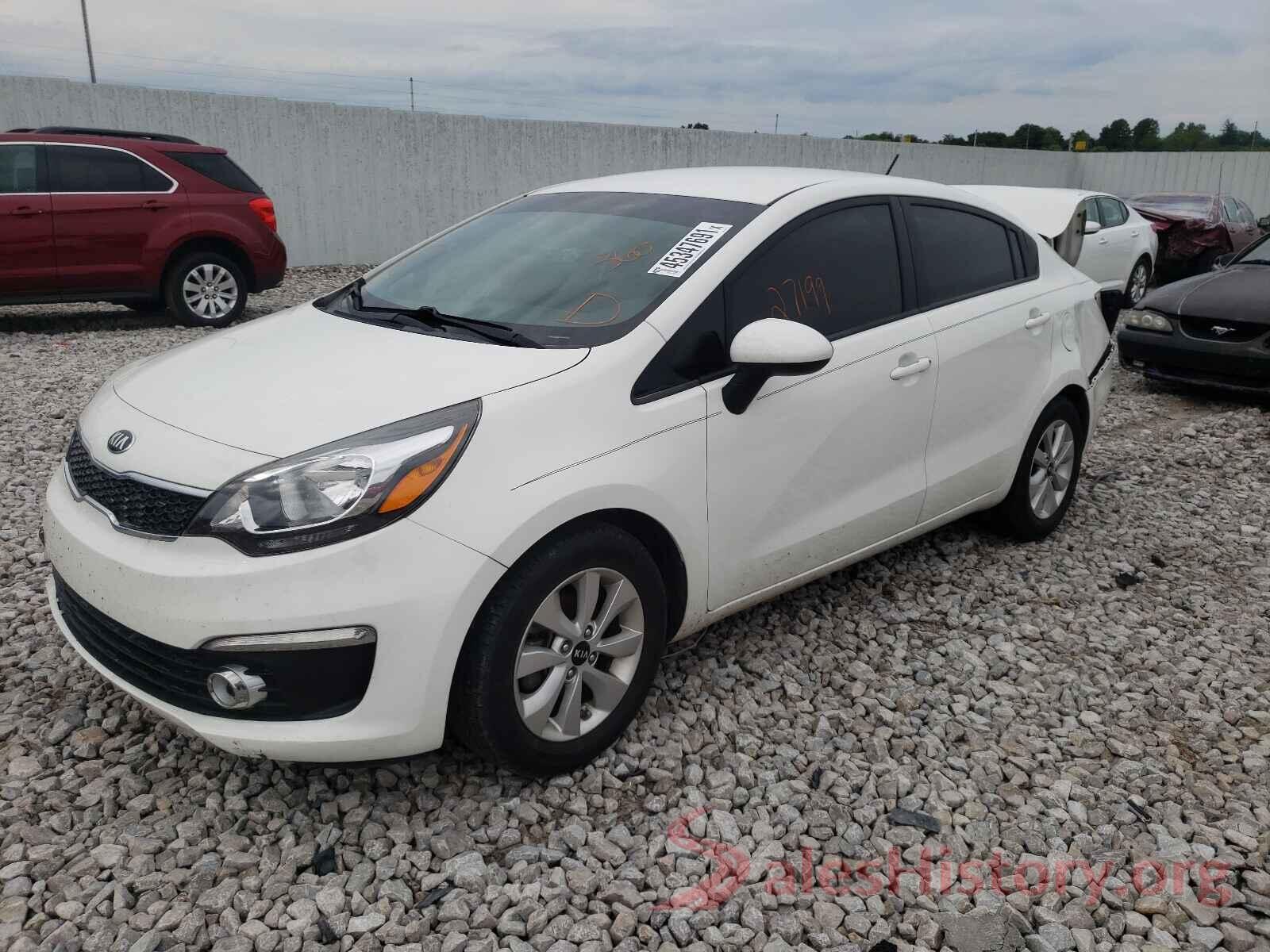 KNADN4A34G6663272 2016 KIA RIO