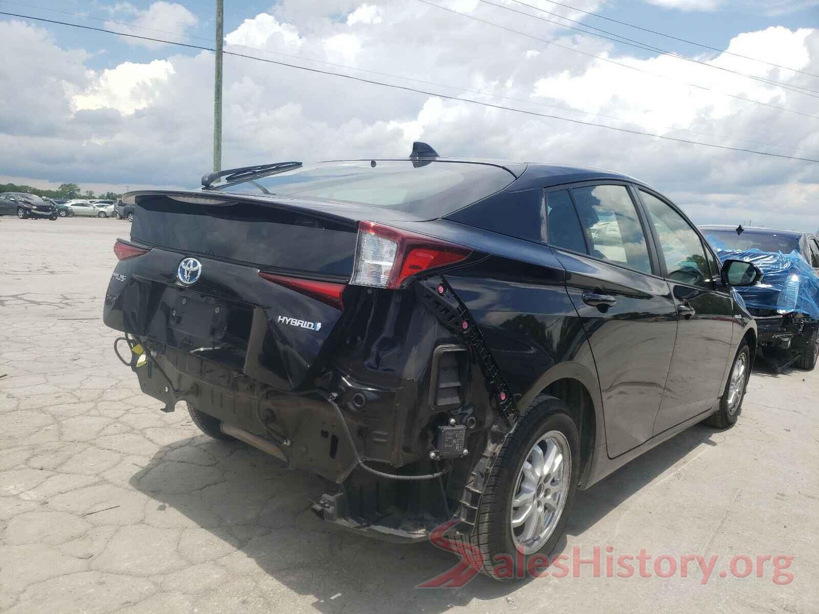 JTDKARFU3L3122553 2020 TOYOTA PRIUS