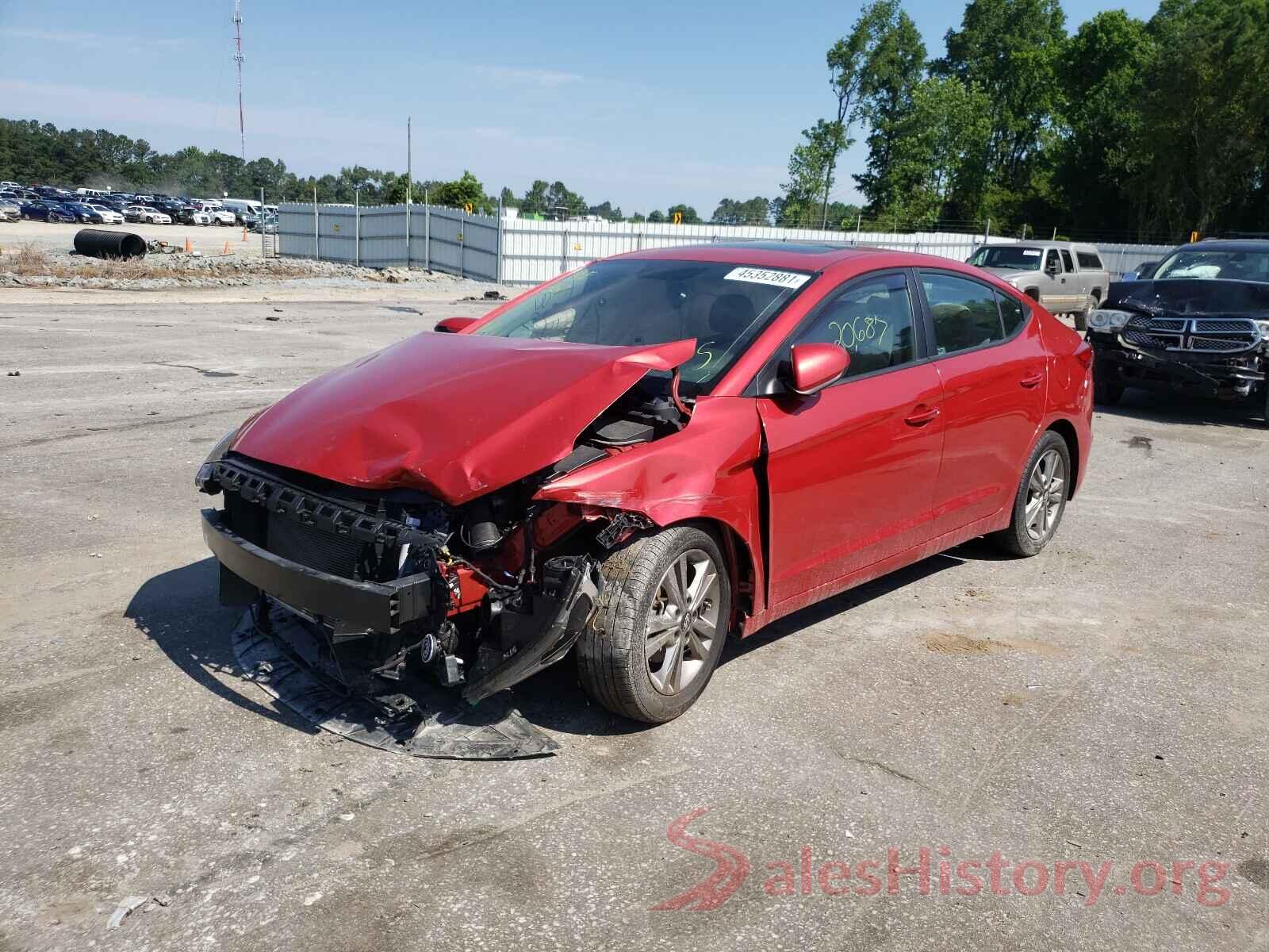 5NPD84LF4HH178493 2017 HYUNDAI ELANTRA