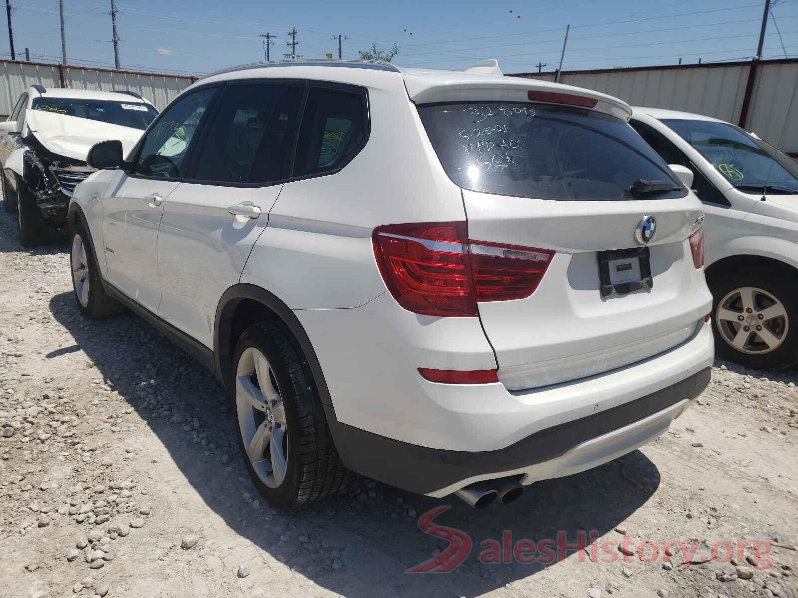 5UXWZ7C35H0V88454 2017 BMW X3