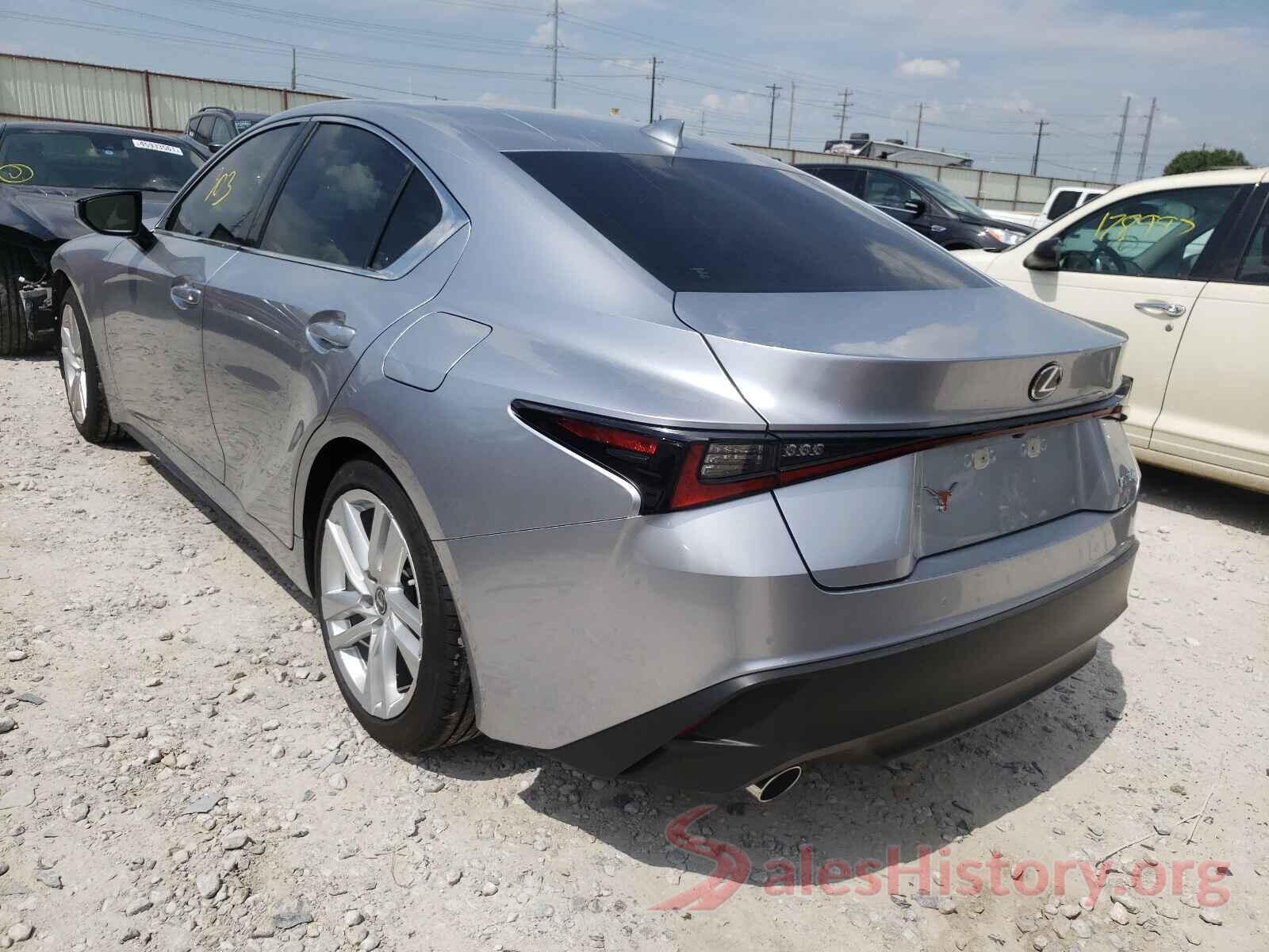 JTHCA1D24M5112836 2021 LEXUS IS