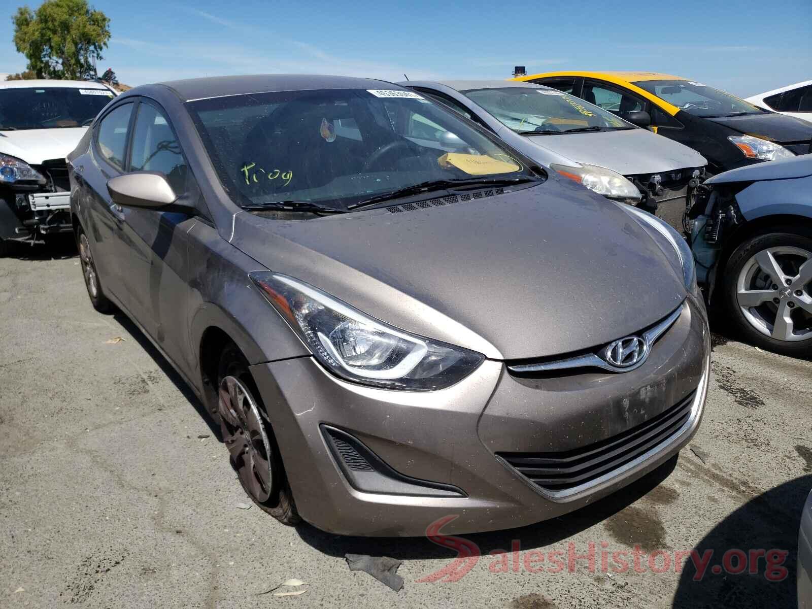 5NPDH4AE6GH738488 2016 HYUNDAI ELANTRA