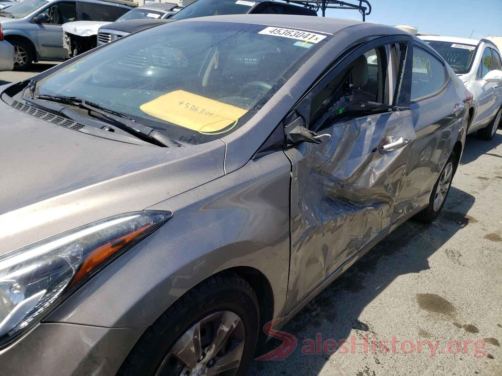 5NPDH4AE6GH738488 2016 HYUNDAI ELANTRA