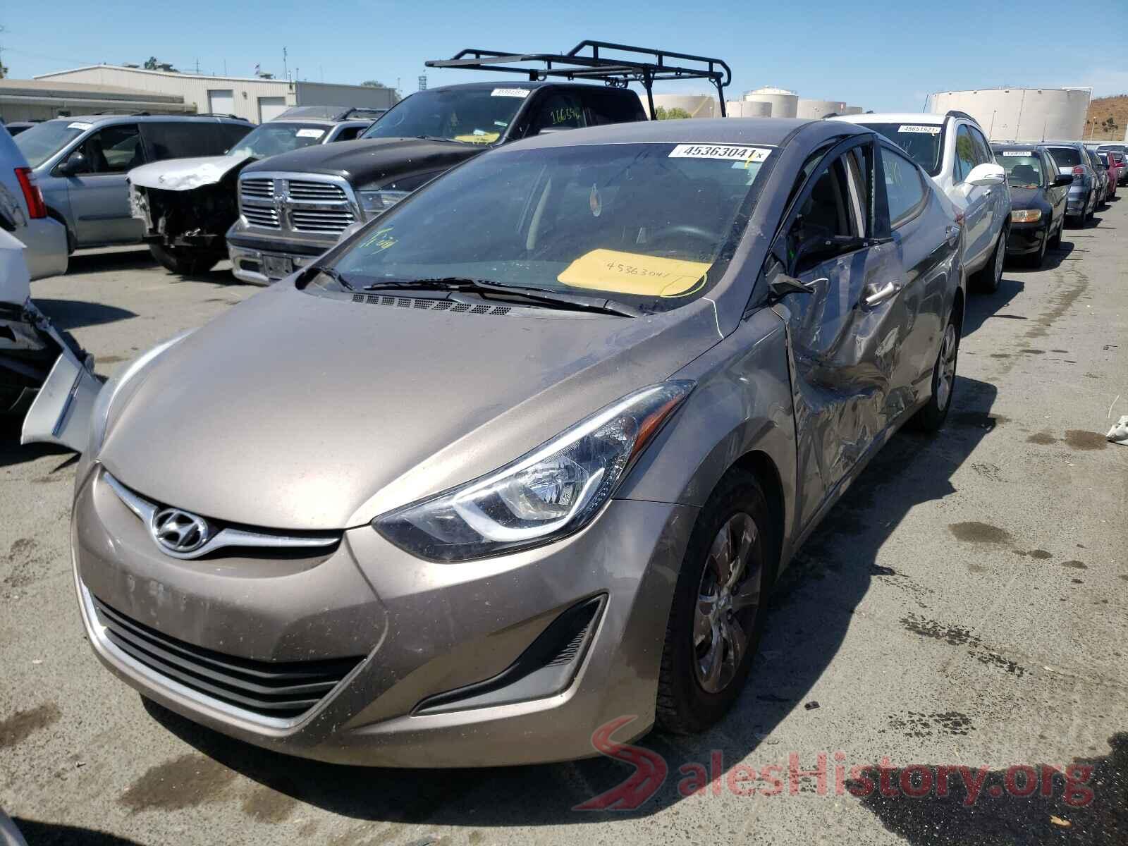 5NPDH4AE6GH738488 2016 HYUNDAI ELANTRA