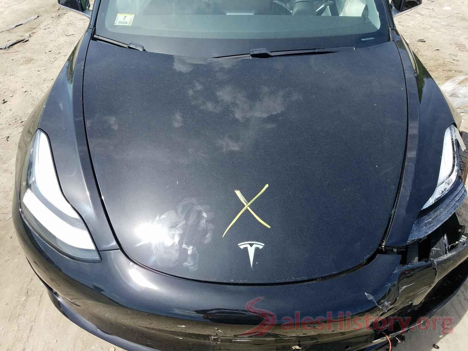 5YJ3E1EBXKF385070 2019 TESLA MODEL 3