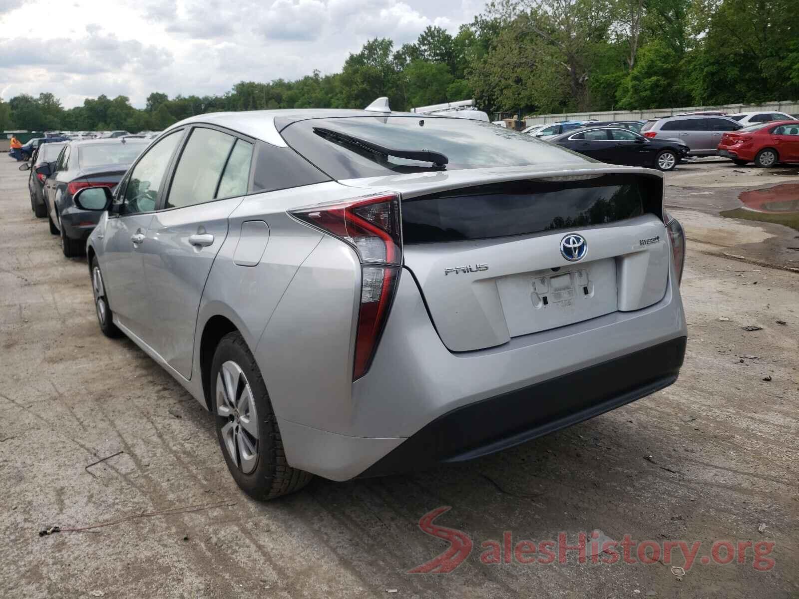 JTDKARFU3H3039521 2017 TOYOTA PRIUS