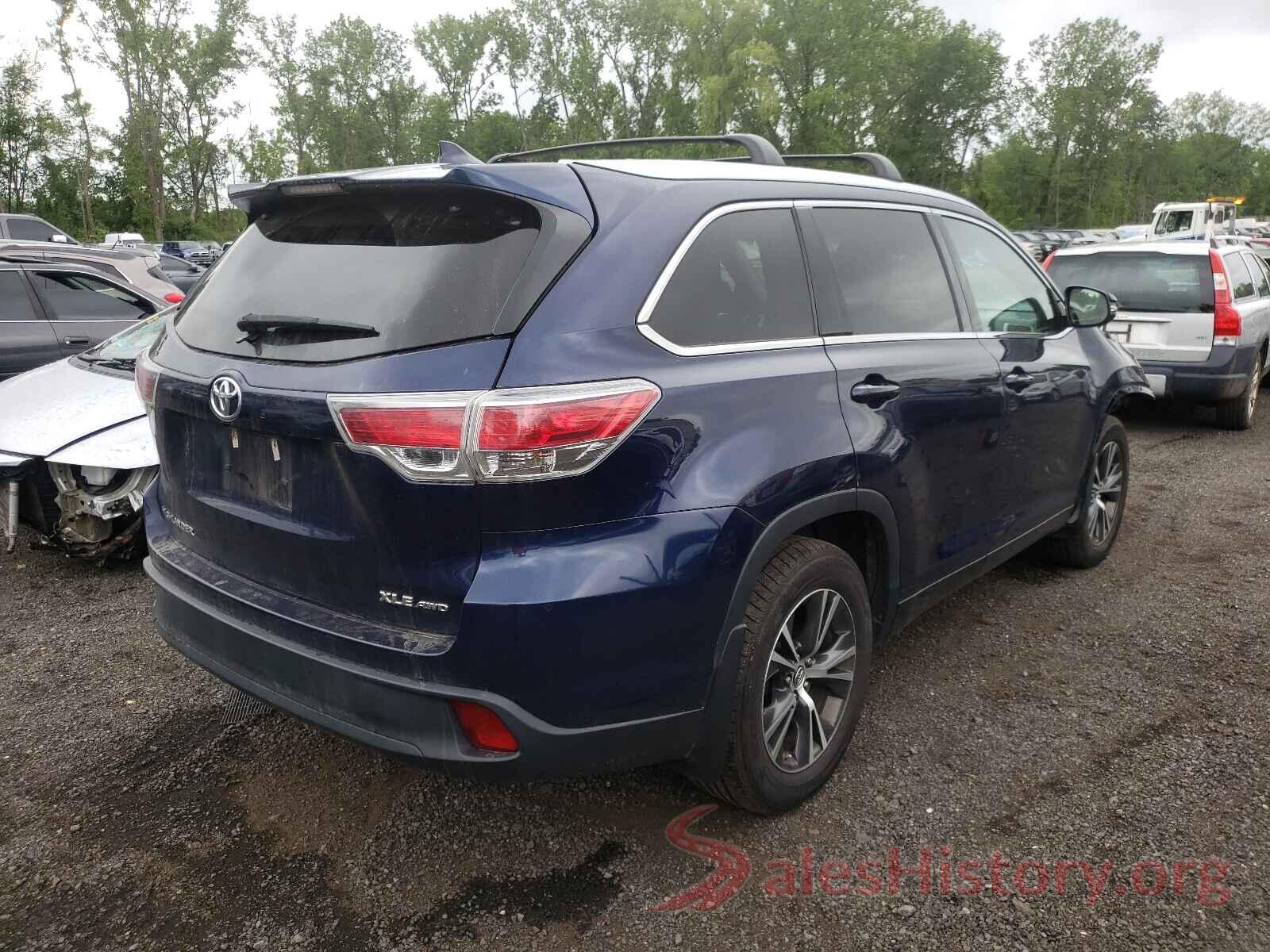 5TDJKRFH1GS271673 2016 TOYOTA HIGHLANDER