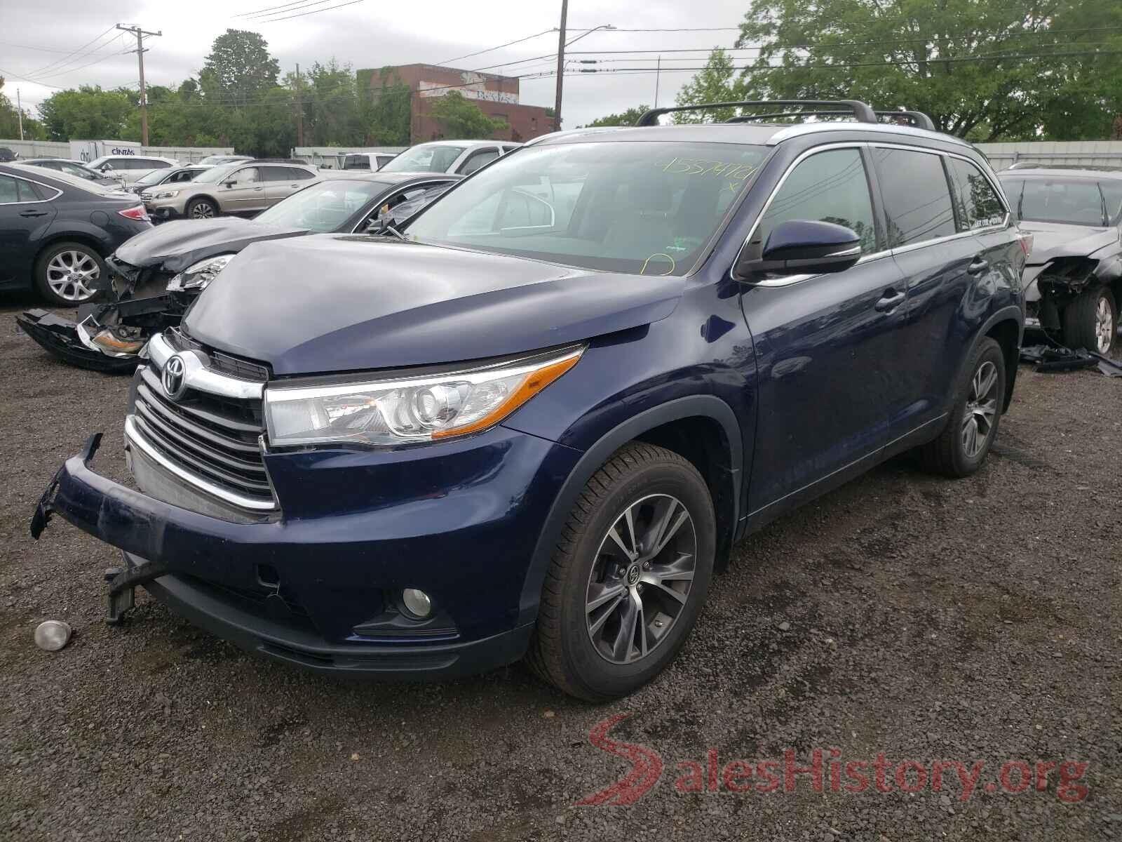 5TDJKRFH1GS271673 2016 TOYOTA HIGHLANDER