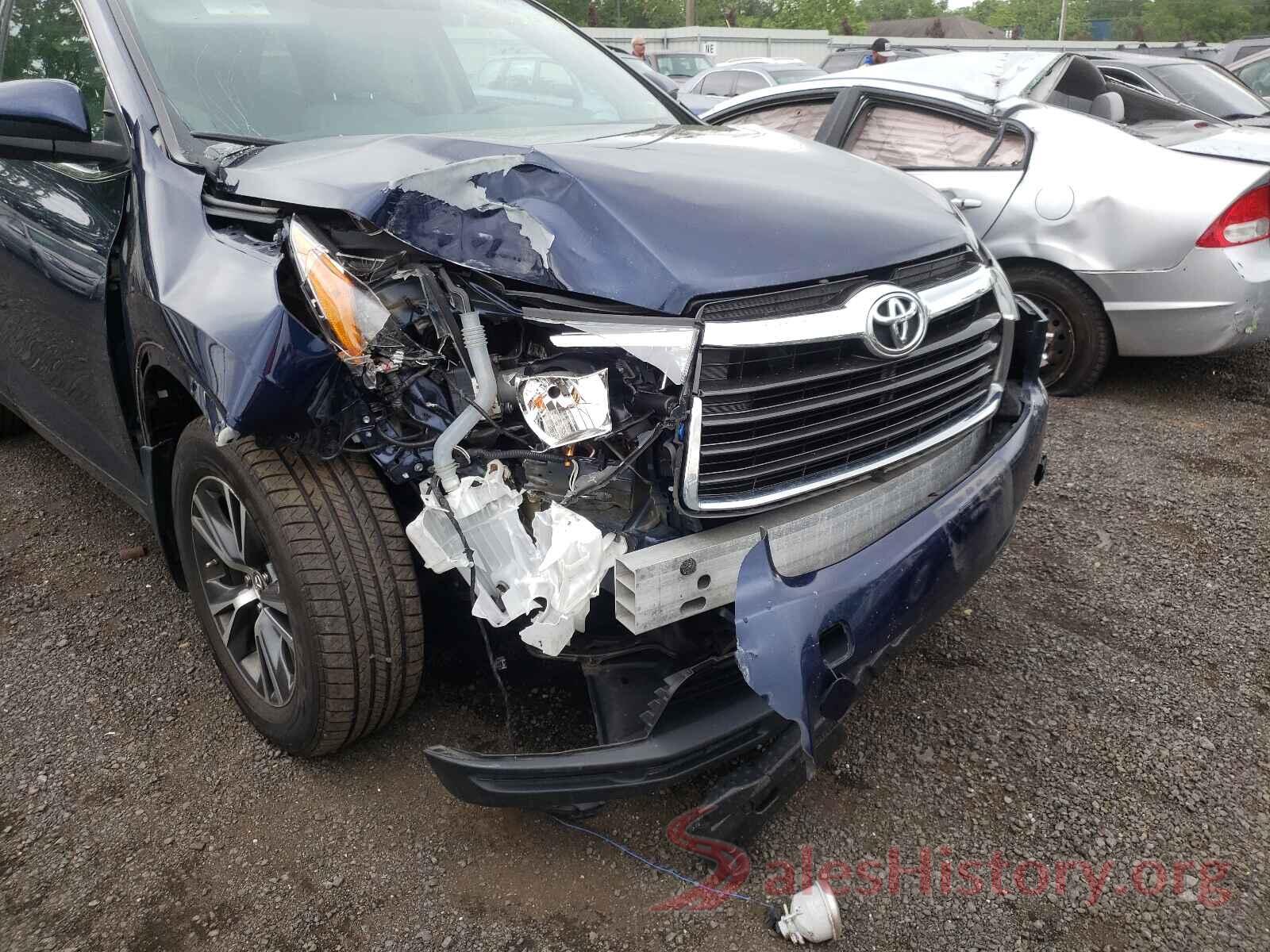 5TDJKRFH1GS271673 2016 TOYOTA HIGHLANDER