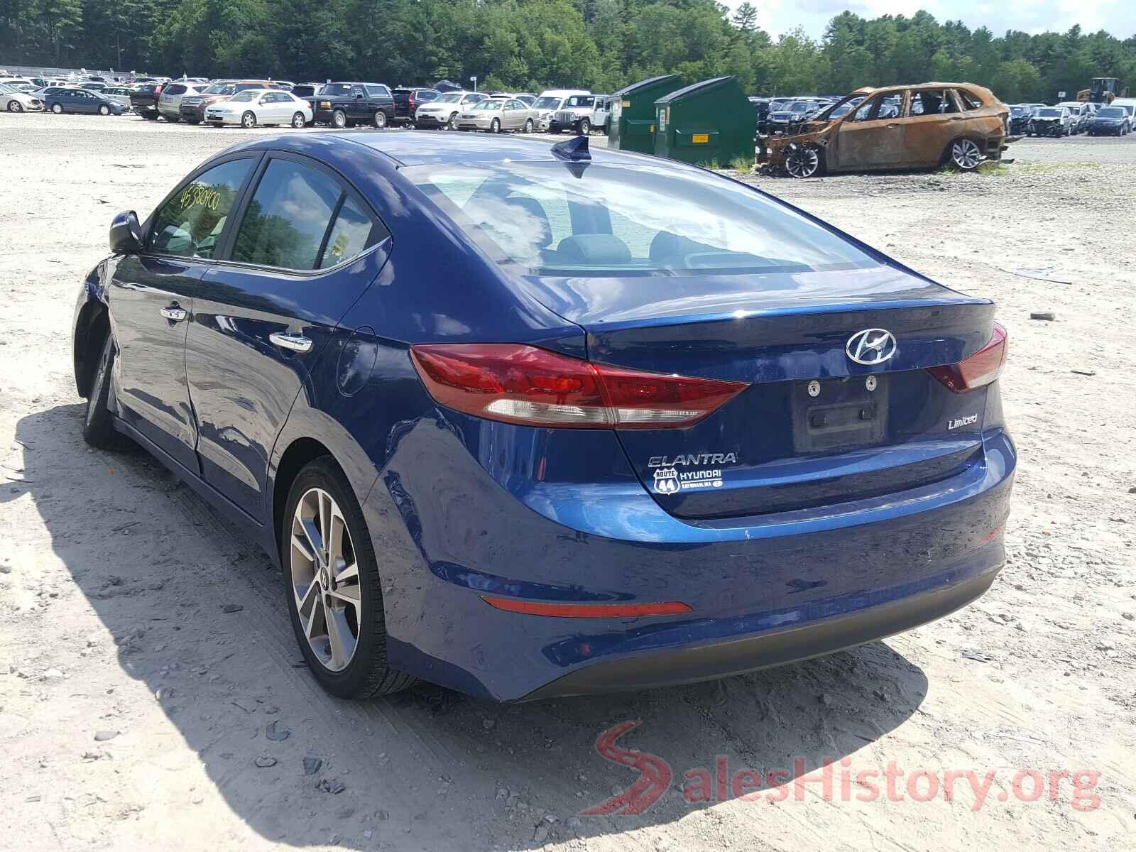 5NPD84LF8HH128728 2017 HYUNDAI ELANTRA